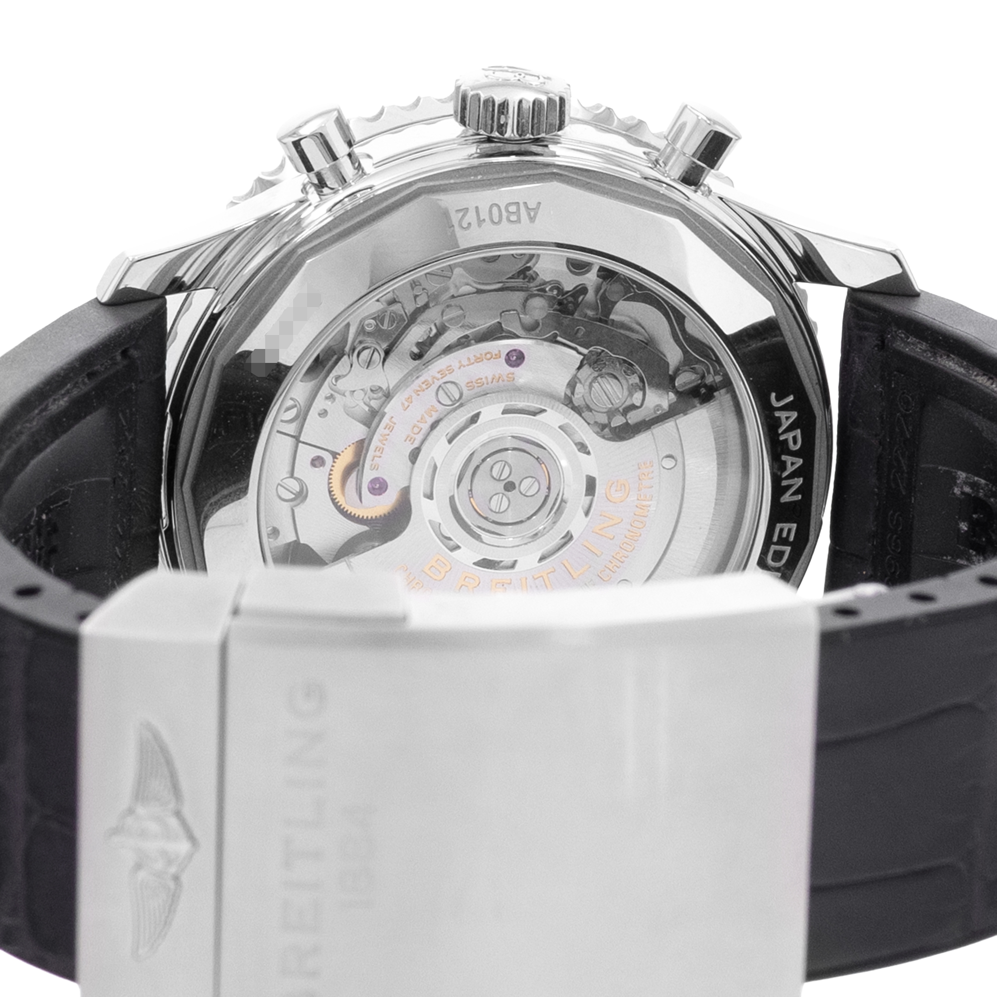 Breitling Navitimer B01 Chronograph AB0121A11B1A1 42mm Steel Mens Watch Box Card thumbnail 9