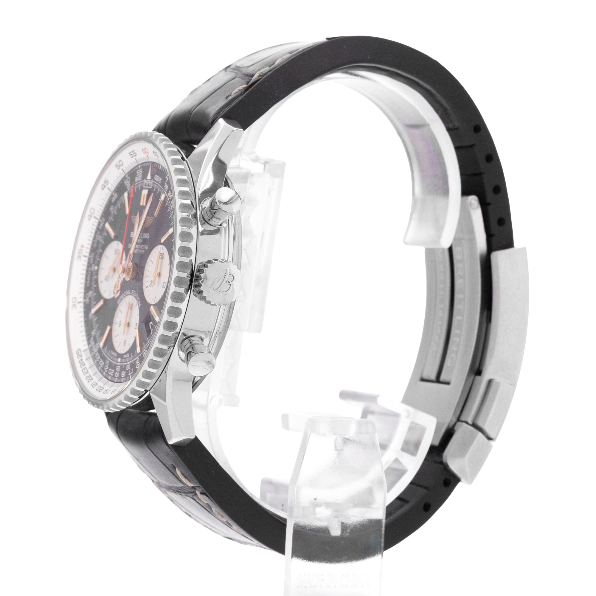 Breitling Navitimer B01 Chronograph AB0121A11B1A1 42mm Steel Mens Watch Box Card thumbnail 5