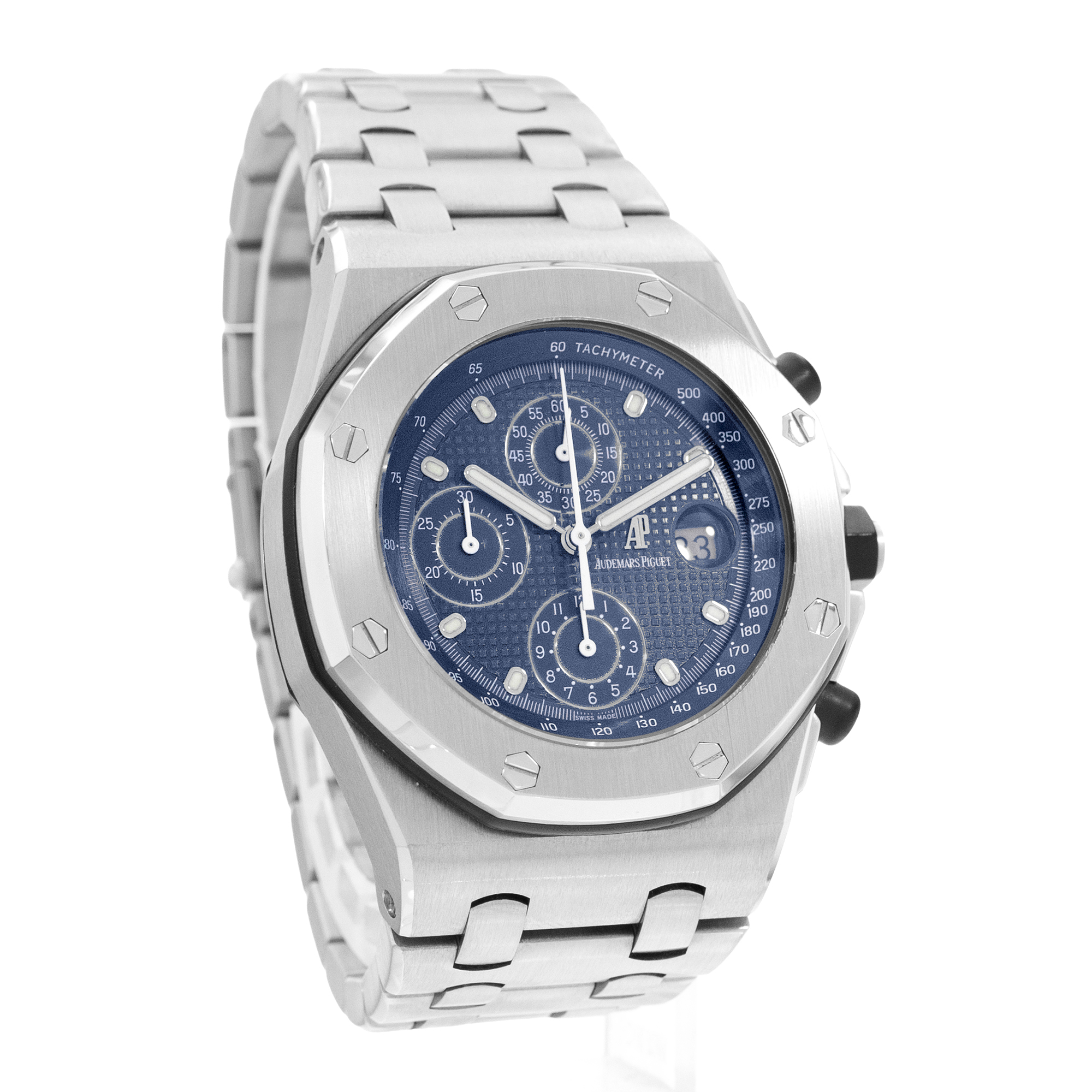 Audemars Piguet Royal Oak Offshore Chronograph 25721ST/O/1000ST/01 Blue Watch thumbnail 6