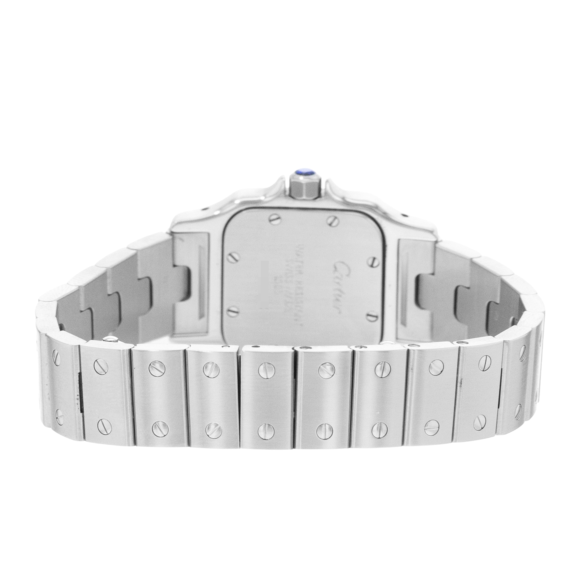 Cartier Santos Galbee W20056D6 1565 24mm Small Silver Dial Steel Ladies Watch thumbnail 7