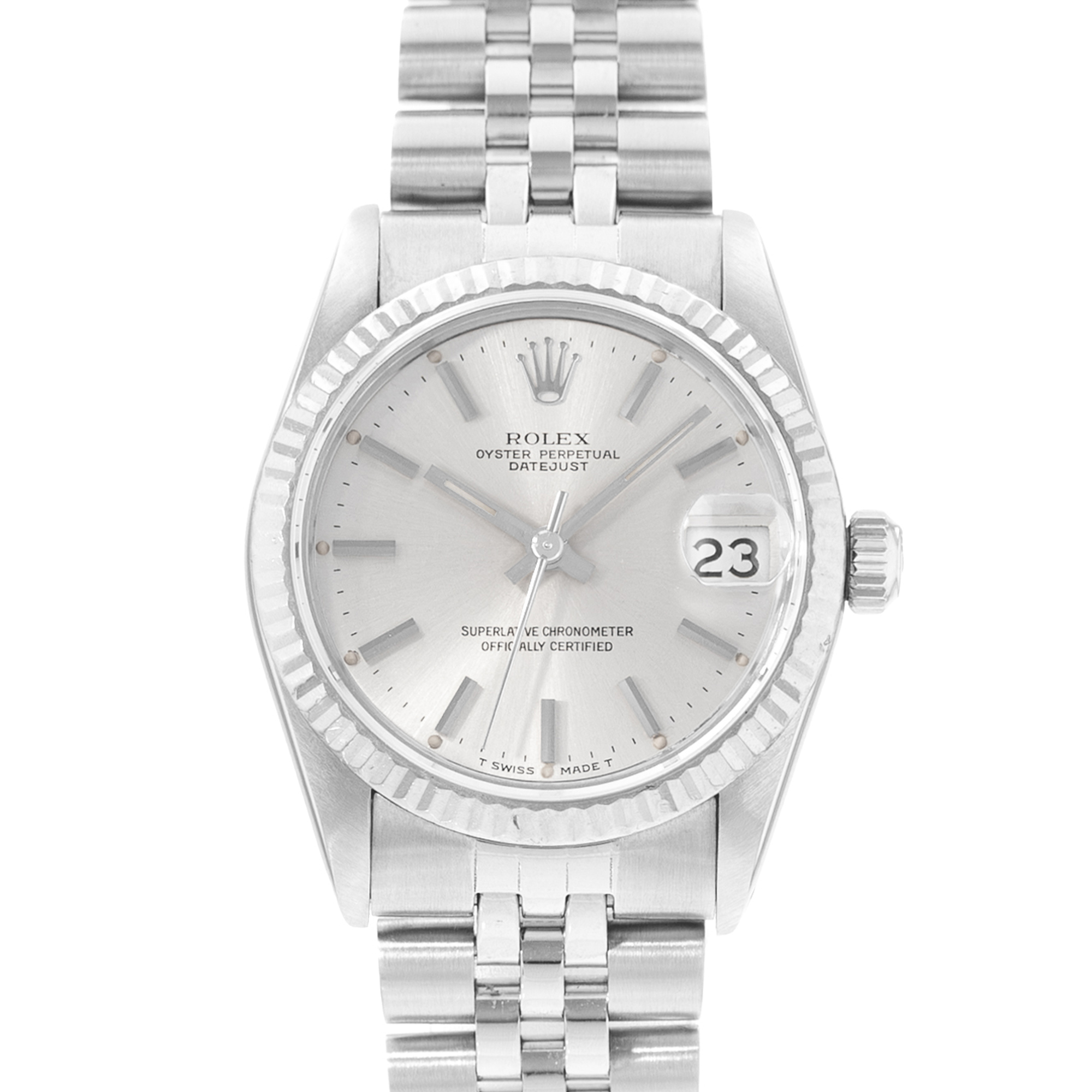 Rolex Datejust 31 68274 Silver Dial Steel Automatic Ladies Watch Papers 1984 thumbnail 1