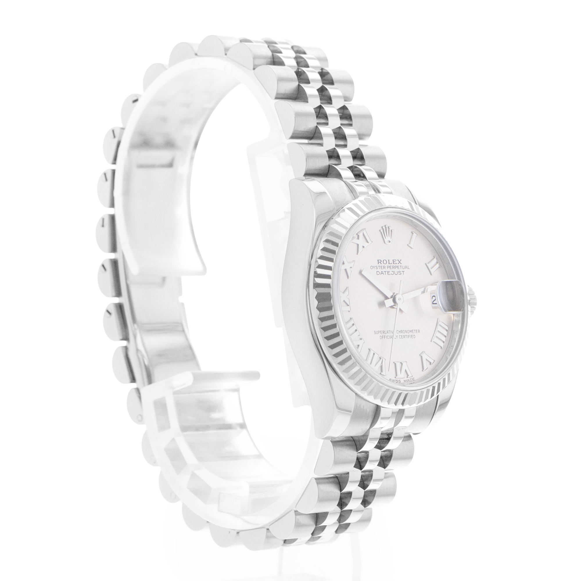 Rolex Datejust 31 178274 Pink Roman Dial Steel Ladies Watch Card 2019 thumbnail 6