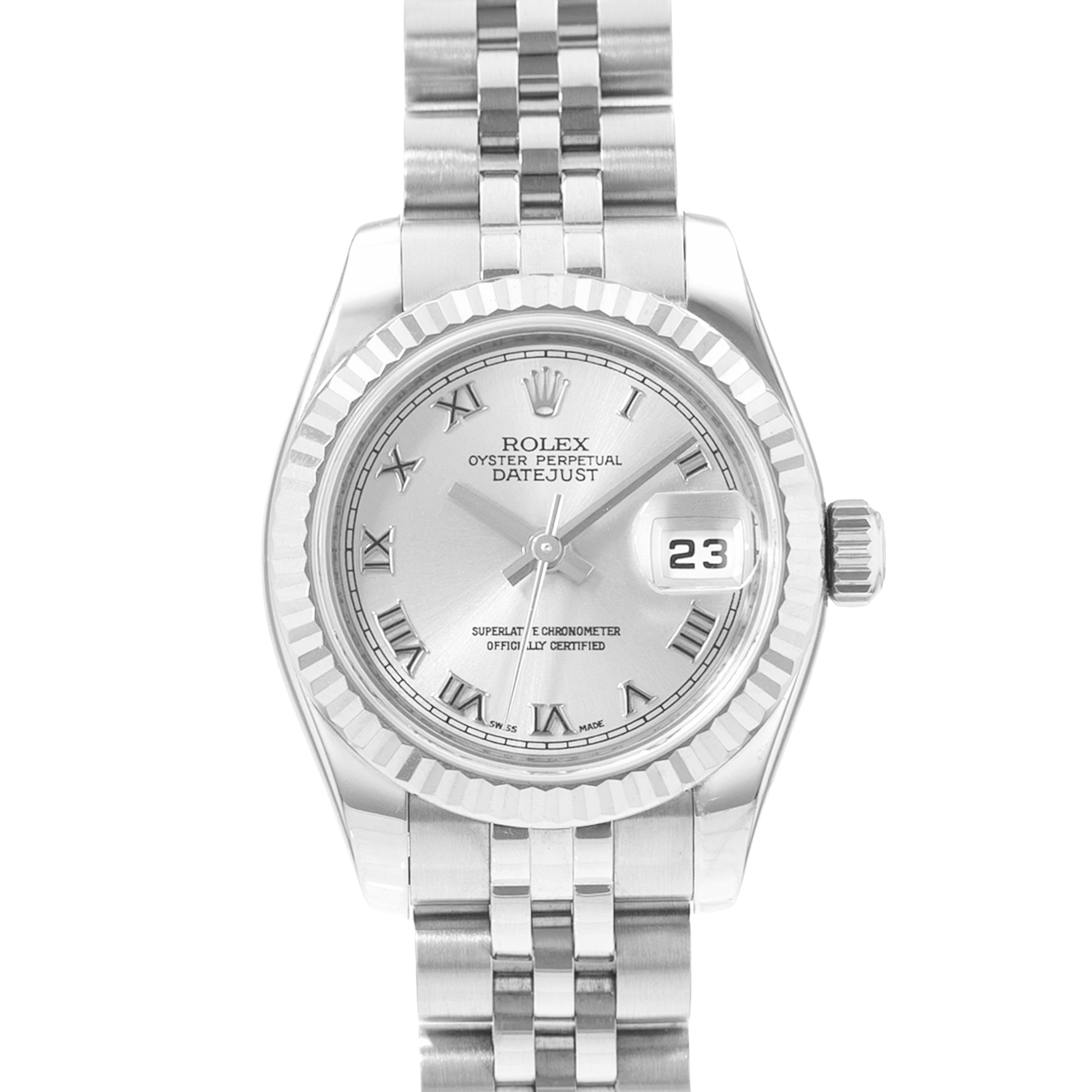 Rolex Datejust 26 179174 Silver Dial Steel Automatic Ladies Watch Card 2008 thumbnail 1