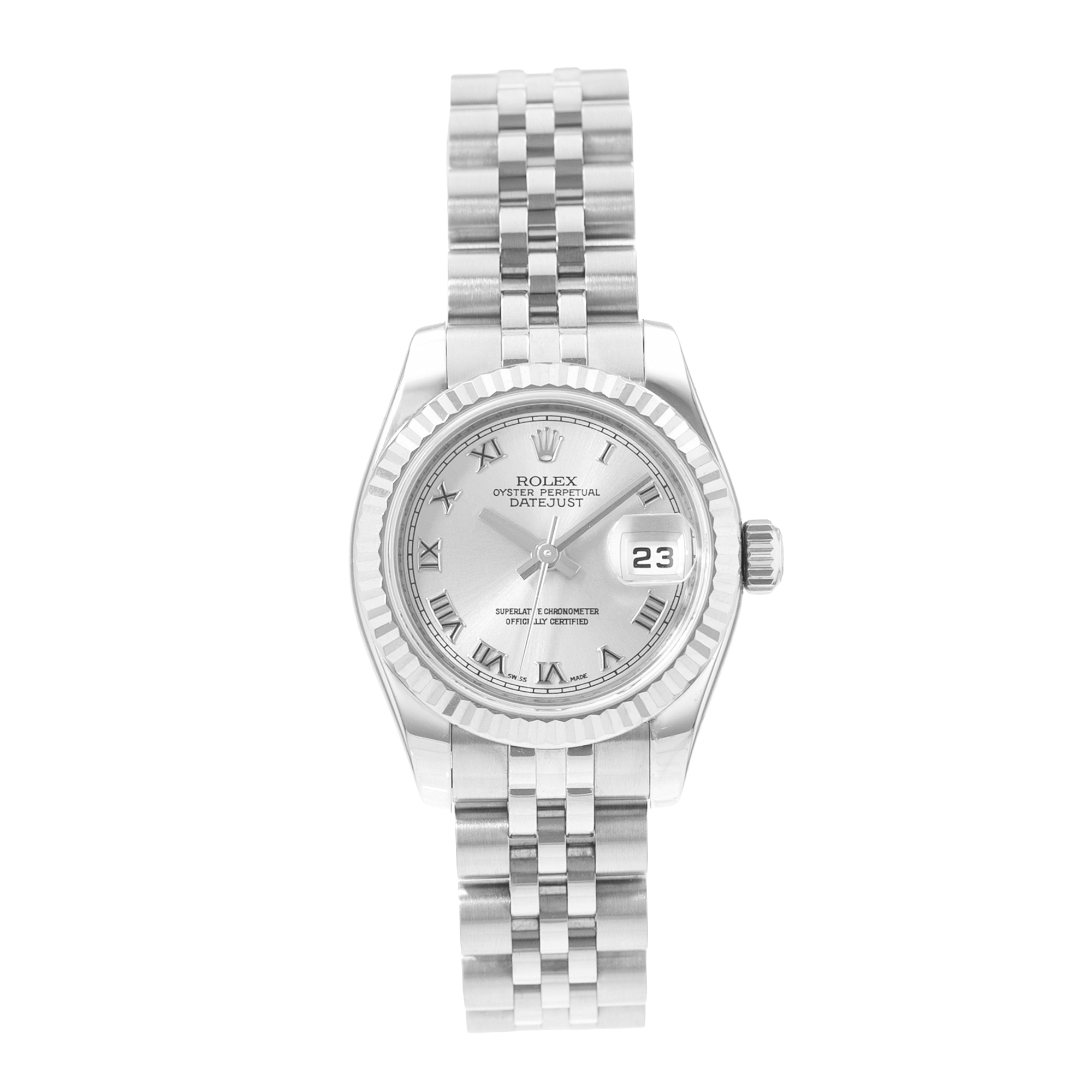 Rolex Datejust 26 179174 Silver Dial Steel Automatic Ladies Watch Card 2008 thumbnail 2