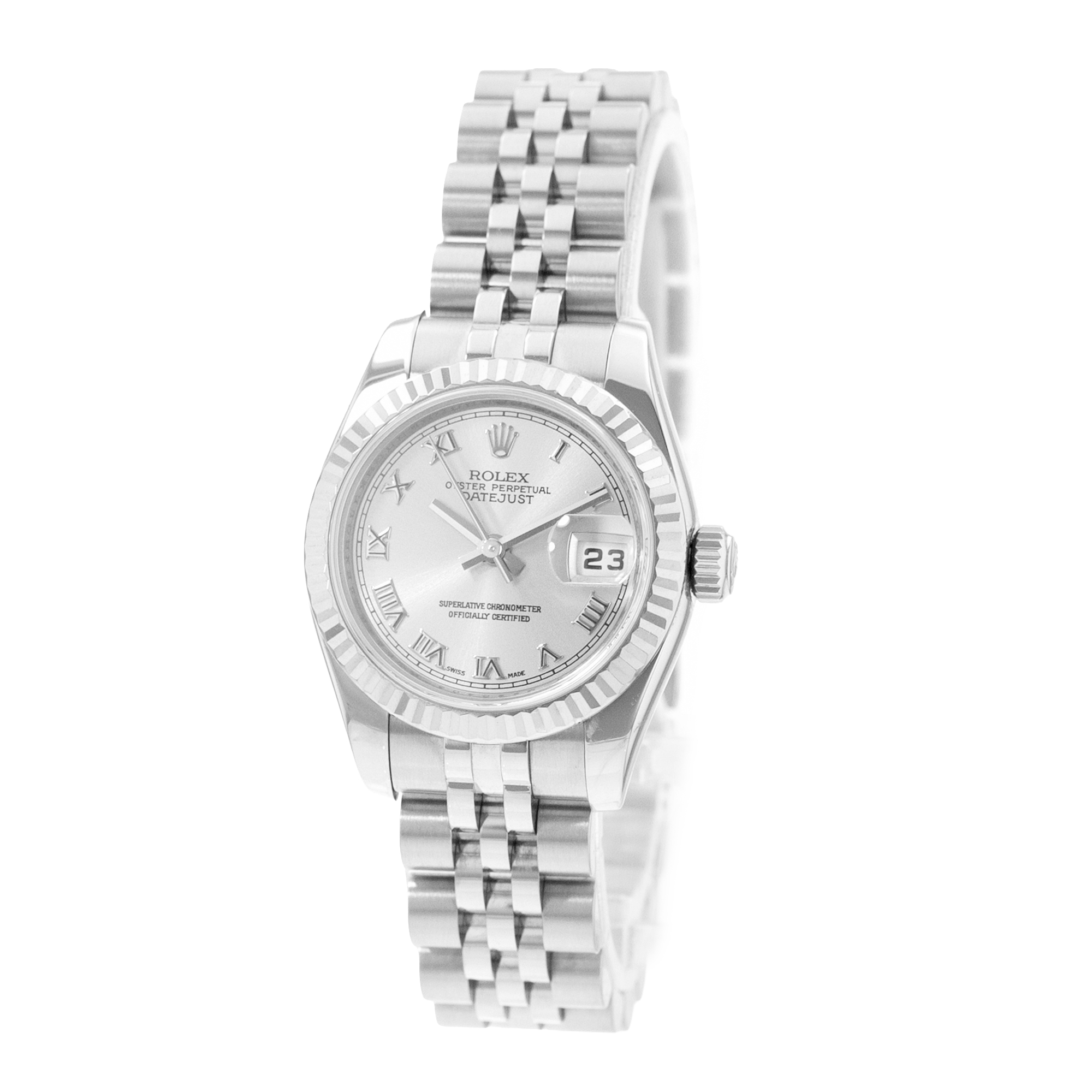 Rolex Datejust 26 179174 Silver Dial Steel Automatic Ladies Watch Card 2008 thumbnail 4