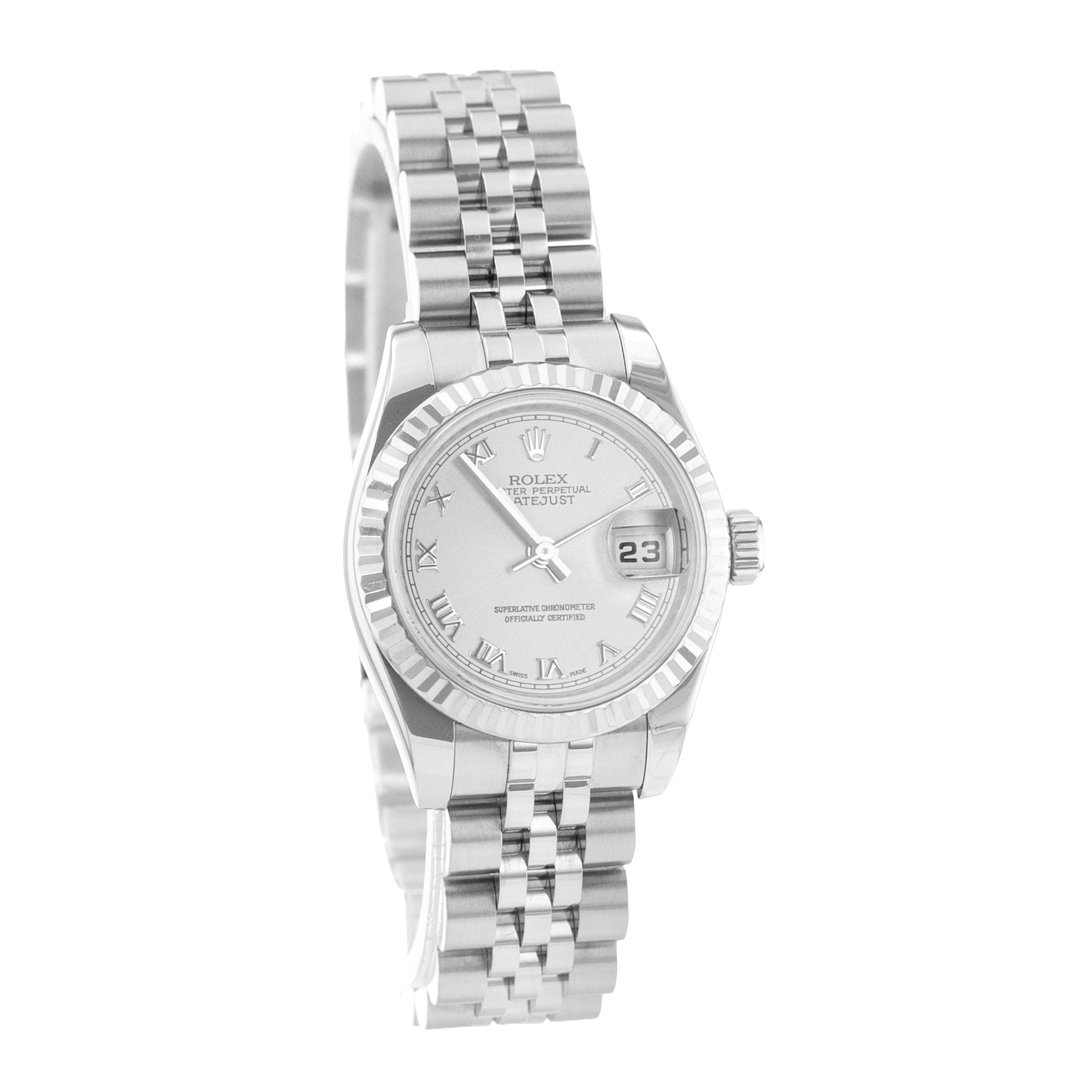 Rolex Datejust 26 179174 Silver Dial Steel Automatic Ladies Watch Card 2008 thumbnail 7