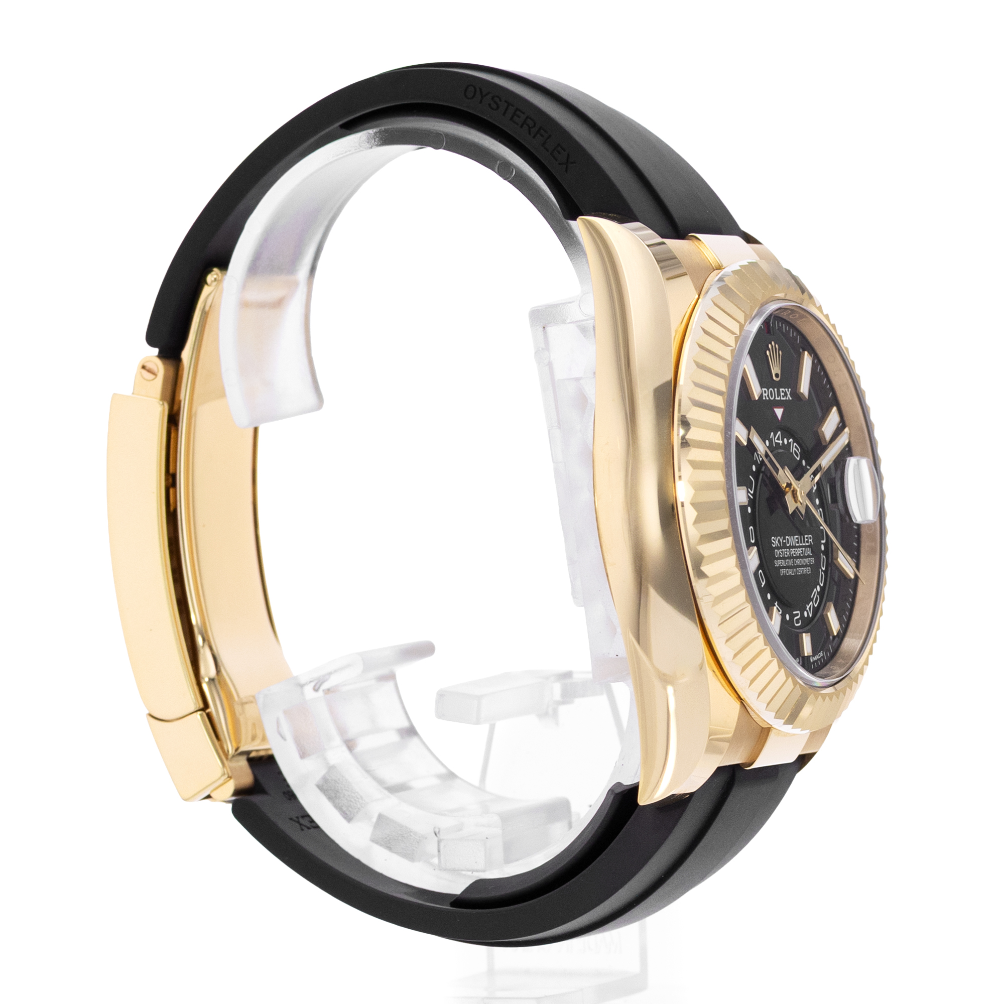 Rolex Sky-Dweller 336238 42mm Black Dial 18k Yellow Gold Mens Watch Card 2025 thumbnail 6
