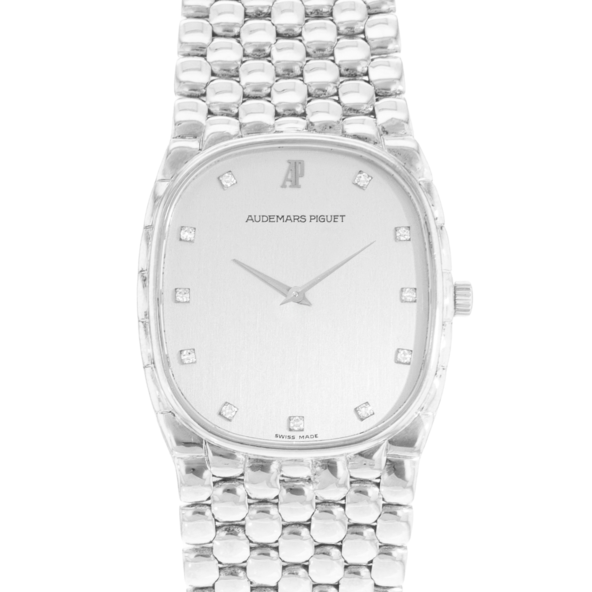 Audemars Piguet Cobra 14585BC 28mm Silver White Gold Mens Watch thumbnail 1