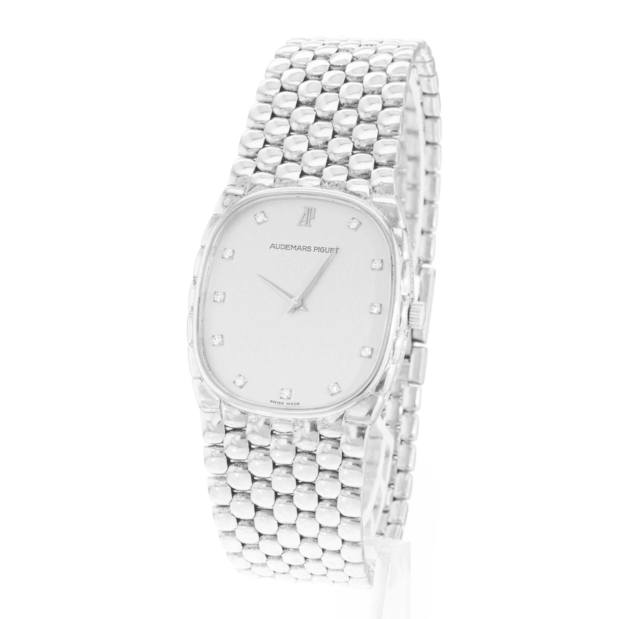 Audemars Piguet Cobra 14585BC 28mm Silver White Gold Mens Watch thumbnail 3