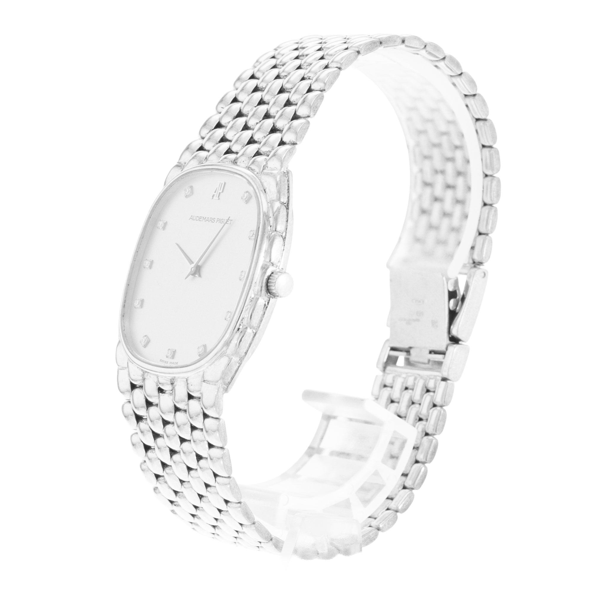 Audemars Piguet Cobra 14585BC 28mm Silver White Gold Mens Watch thumbnail 4