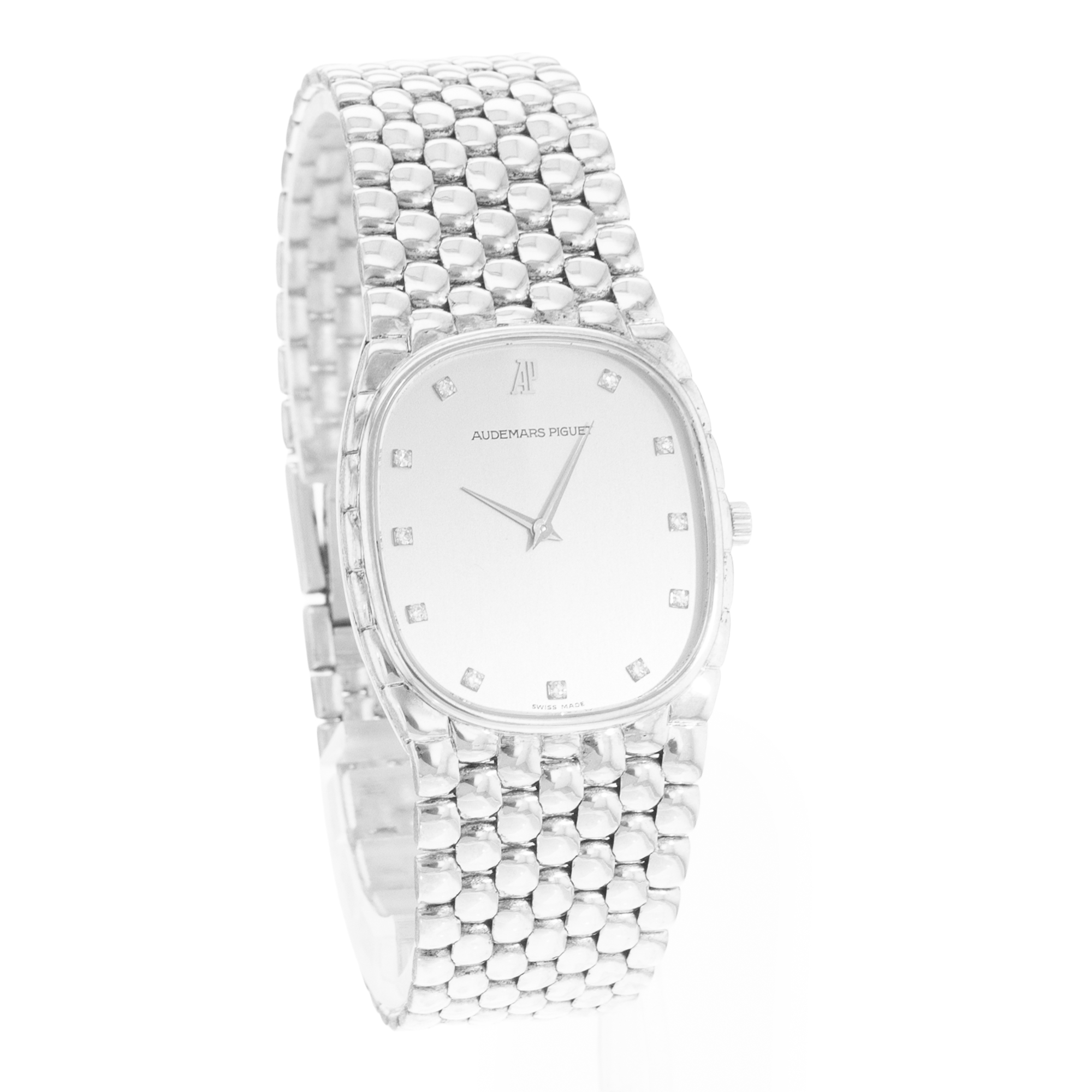 Audemars Piguet Cobra 14585BC 28mm Silver White Gold Mens Watch thumbnail 6