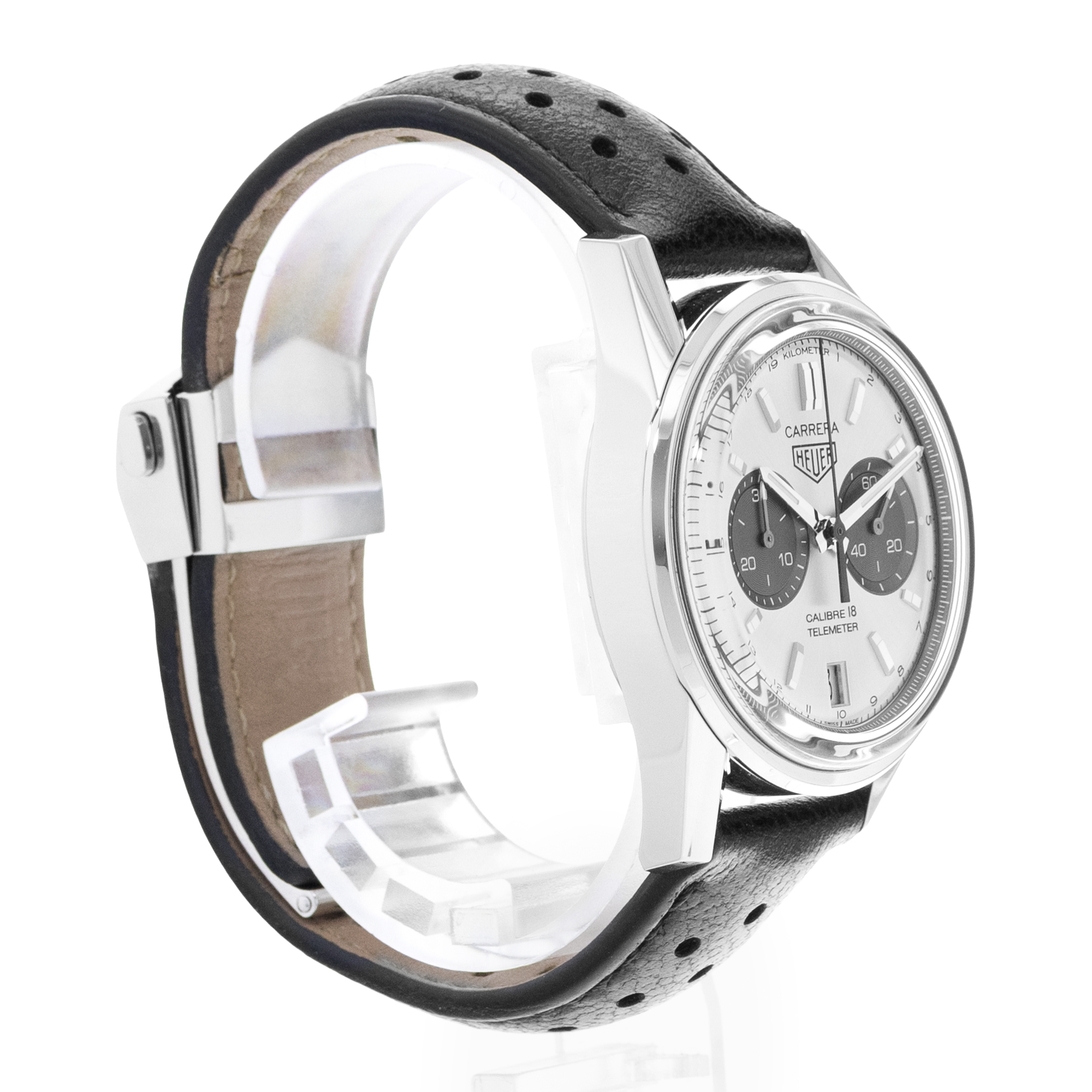TAG Heuer Heuer Heritage CAR221A.FC6353 39mm Silver Dial Steel Mens Watch Box thumbnail 5