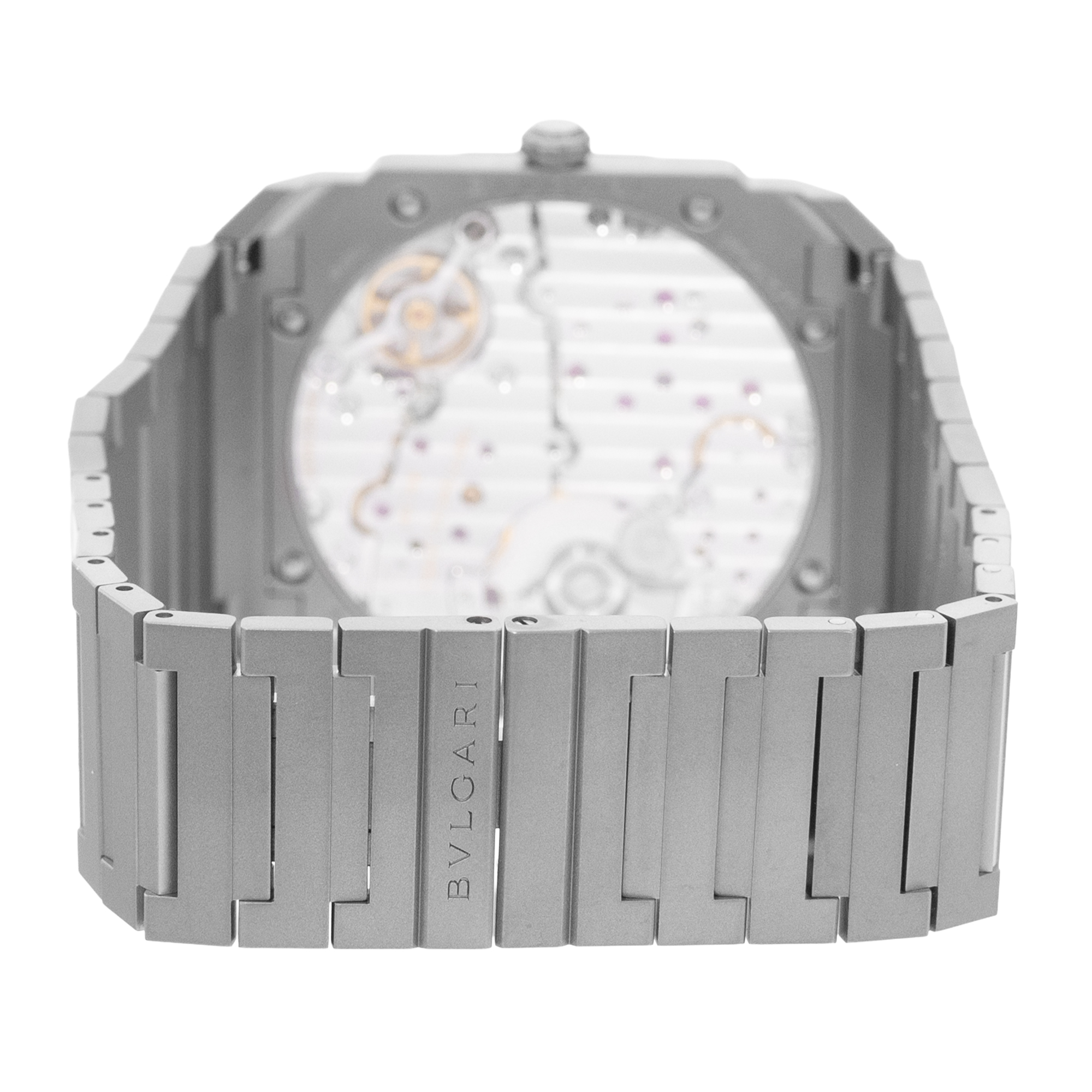 Bulgari Octo Finissimo 102945 40mm Silver Arabic Titanium Mens Watch Box Card thumbnail 8