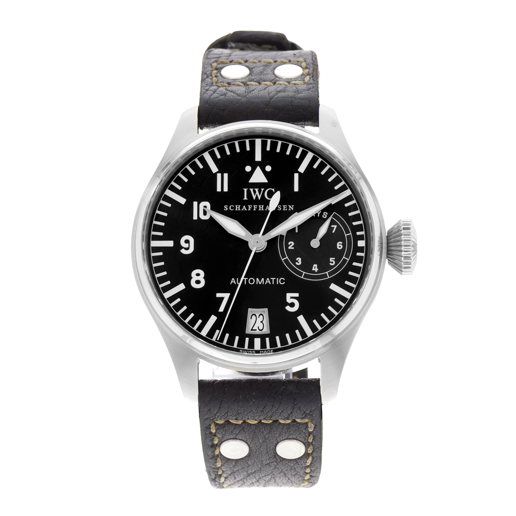 IWC Big Pilot IW500201 46mm Black Dial Steel Automatic Mens Watch thumbnail 2