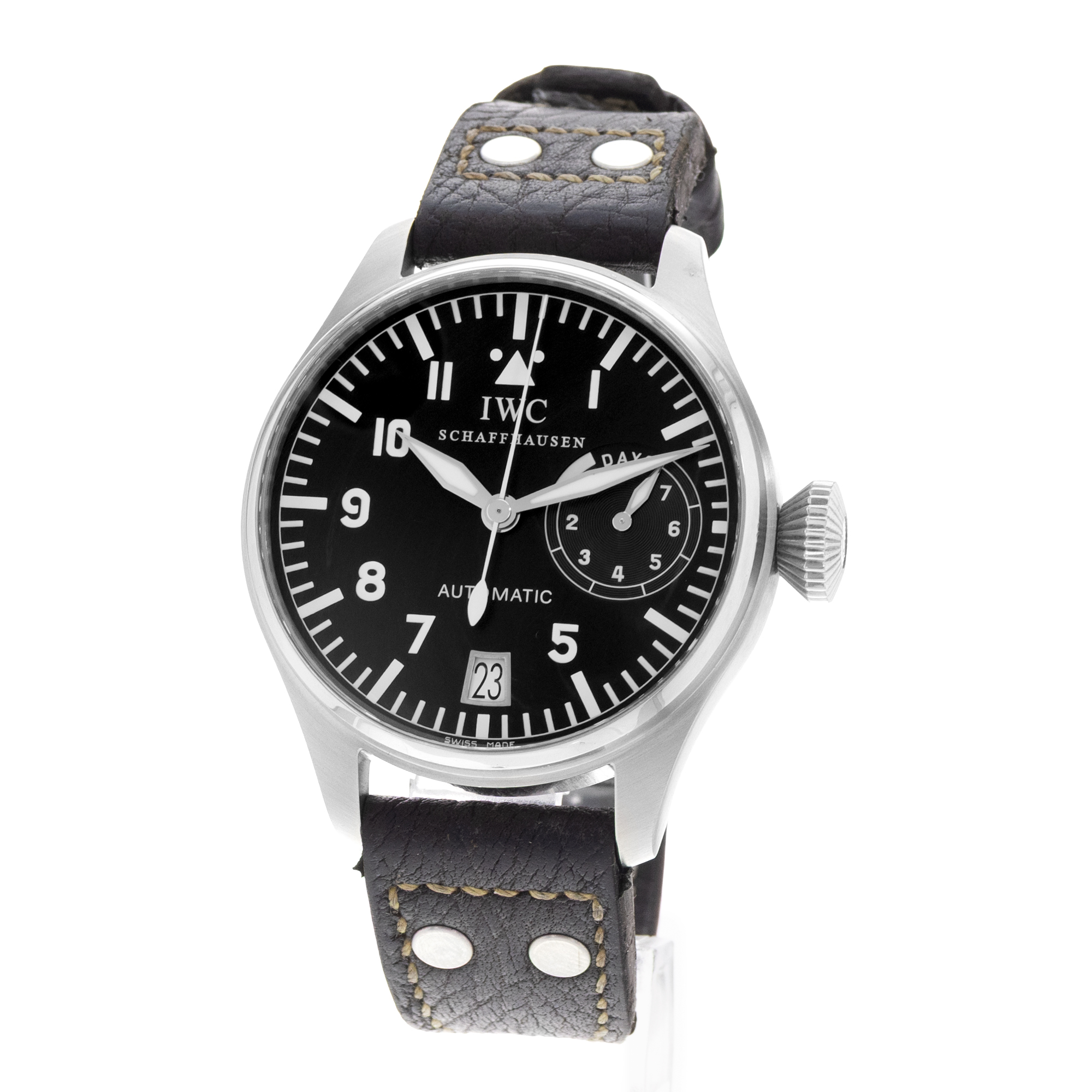 IWC Big Pilot IW500201 46mm Black Dial Steel Automatic Mens Watch thumbnail 3