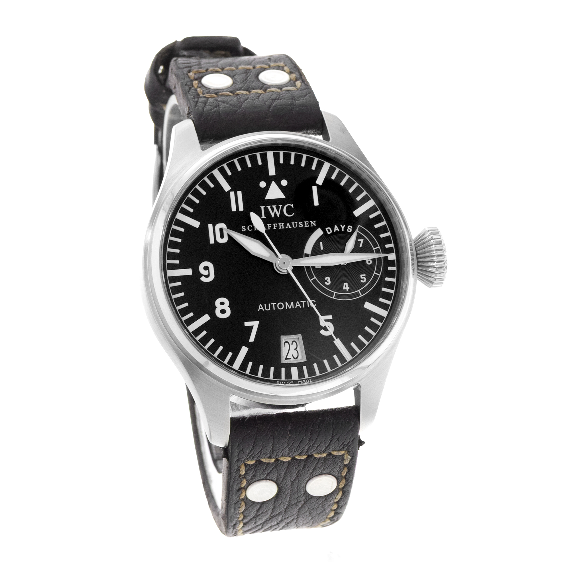 IWC Big Pilot IW500201 46mm Black Dial Steel Automatic Mens Watch thumbnail 6