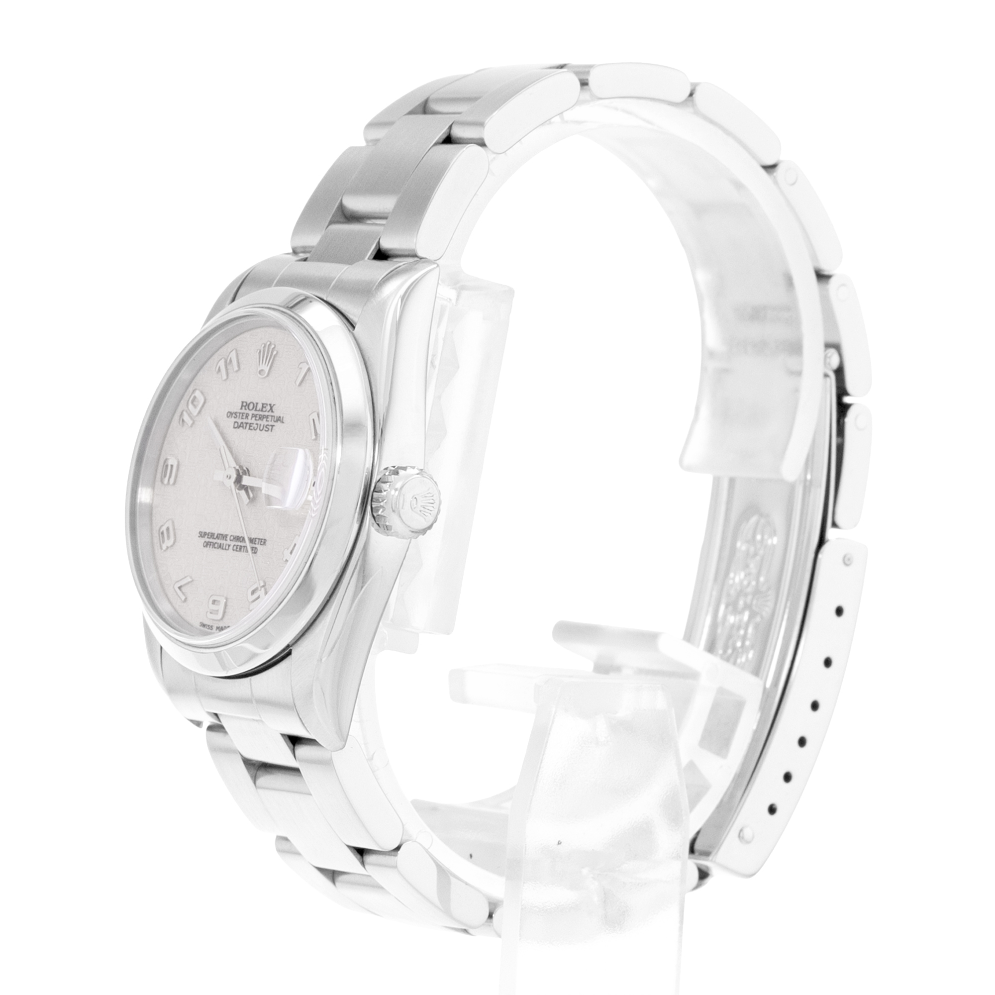 Rolex Datejust 31 78240 Silver Arabic Dial Steel Oyster Automatic Ladies Watch thumbnail 4