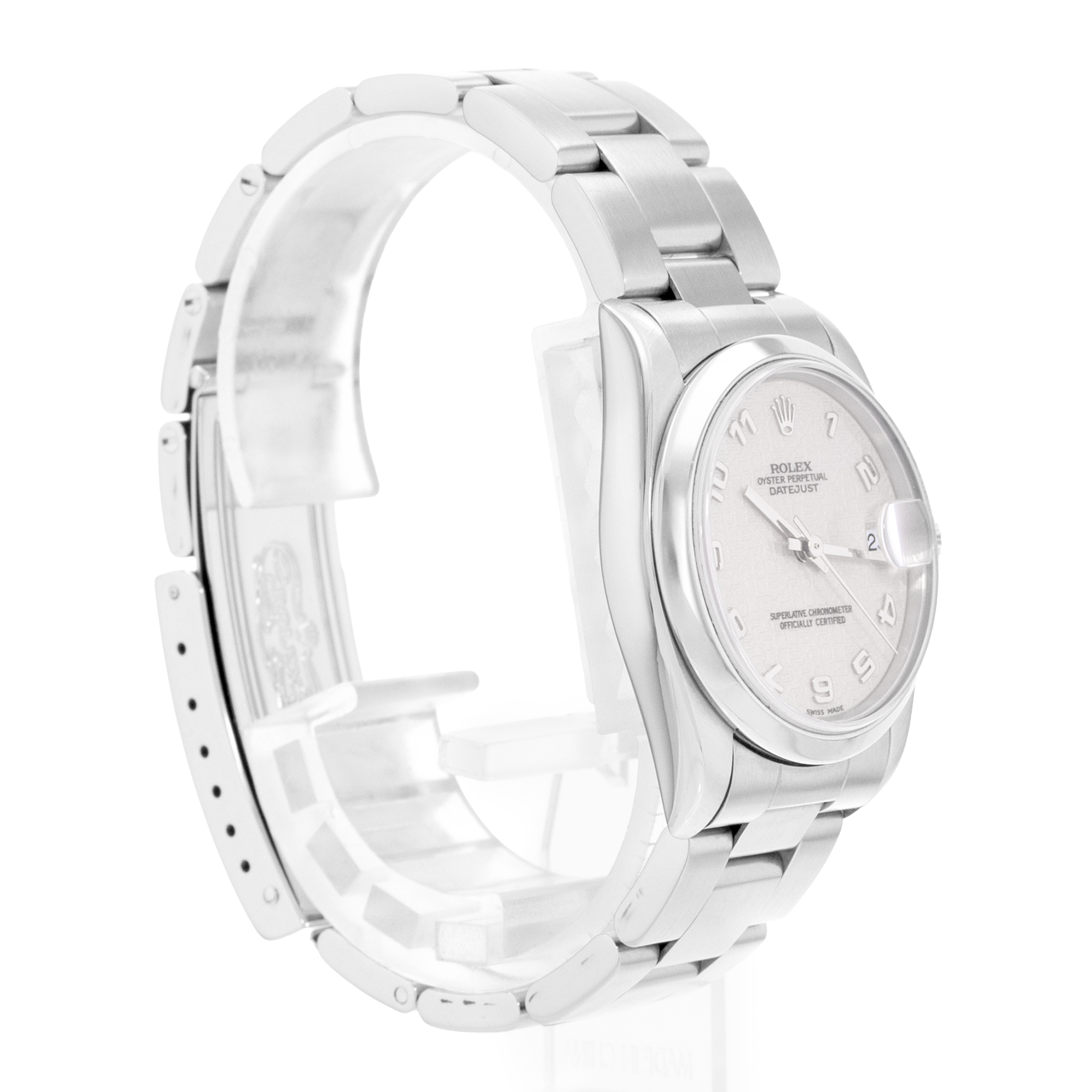 Rolex Datejust 31 78240 Silver Arabic Dial Steel Oyster Automatic Ladies Watch thumbnail 5