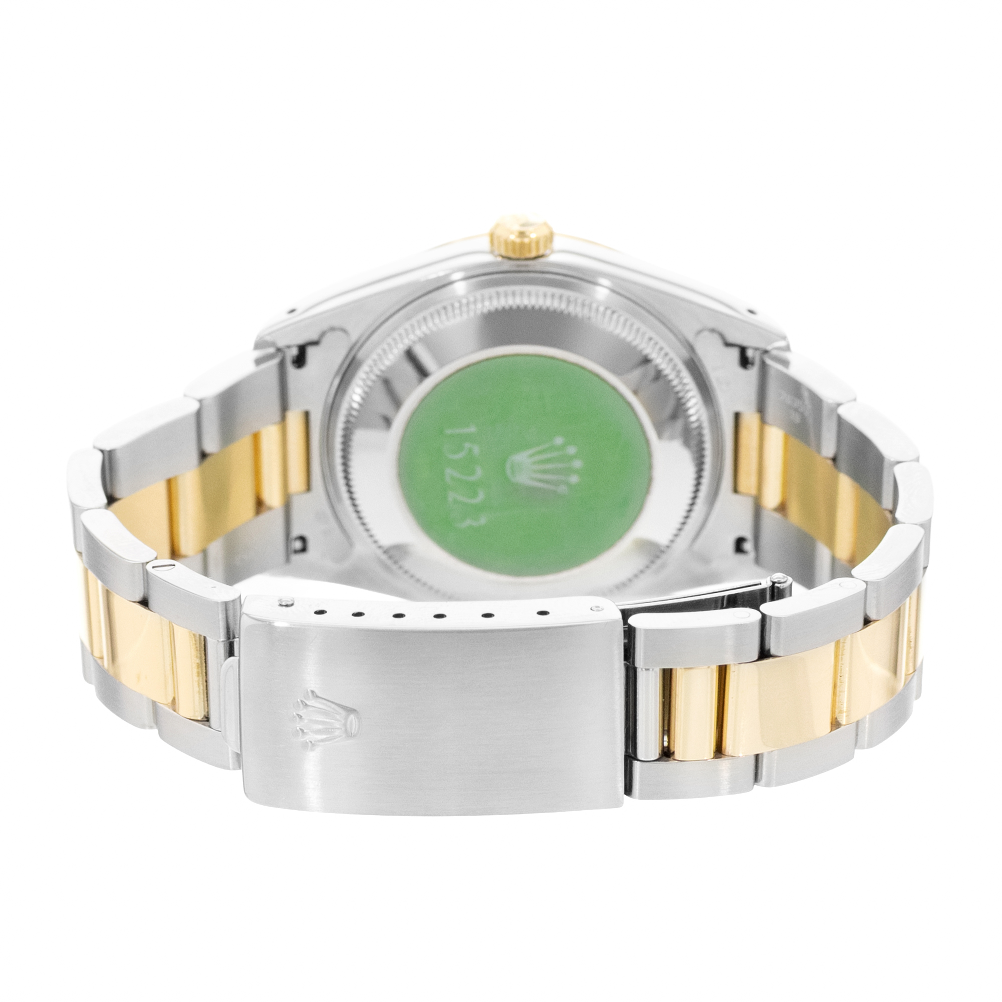 Rolex Oyster Perpetual 34 15223 Steel Yellow Gold Oyster Mens Watch Papers 1994 thumbnail 8