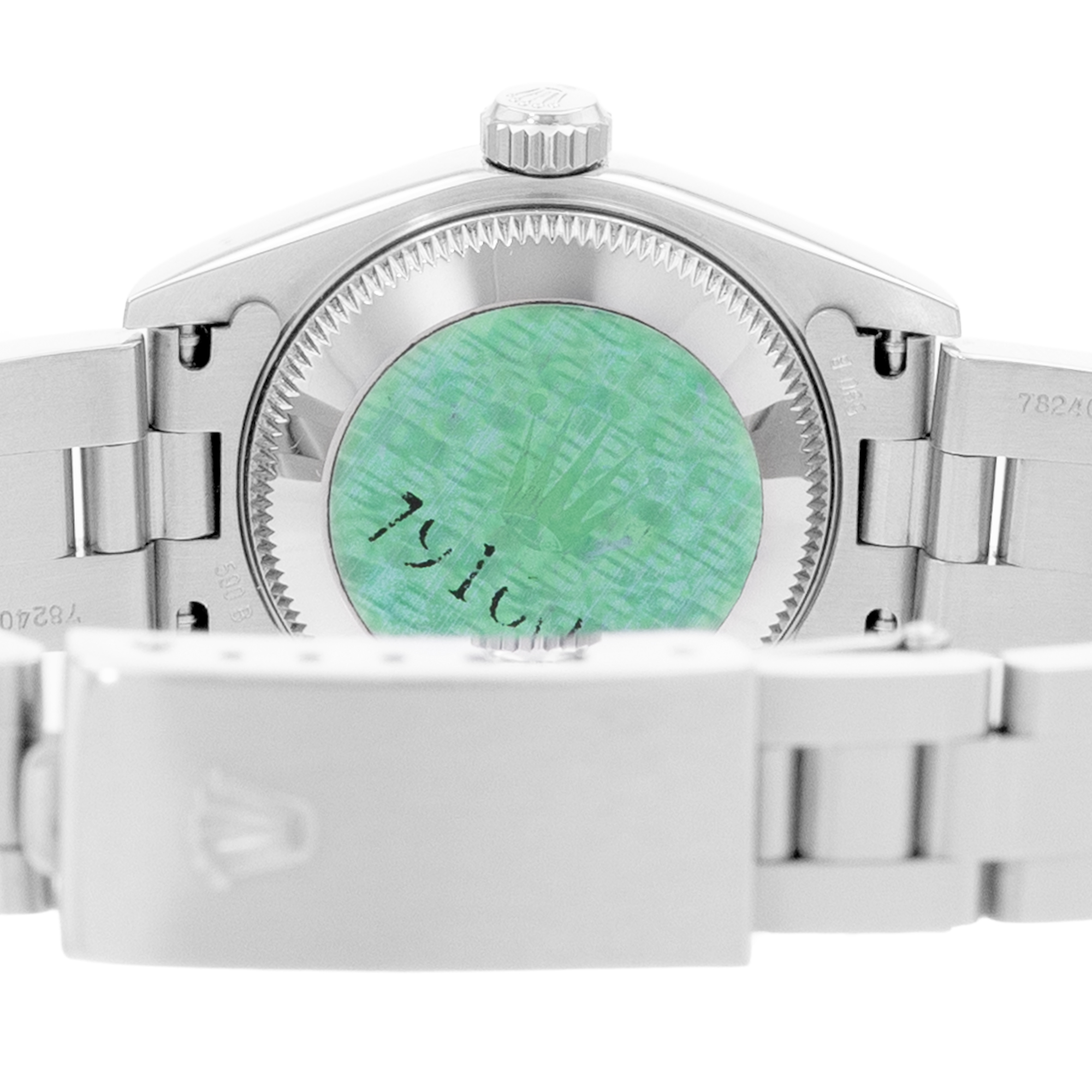 Rolex Oyster Perpetual 26 79160 White Roman Steel Automatic Ladies Watch Papers thumbnail 9