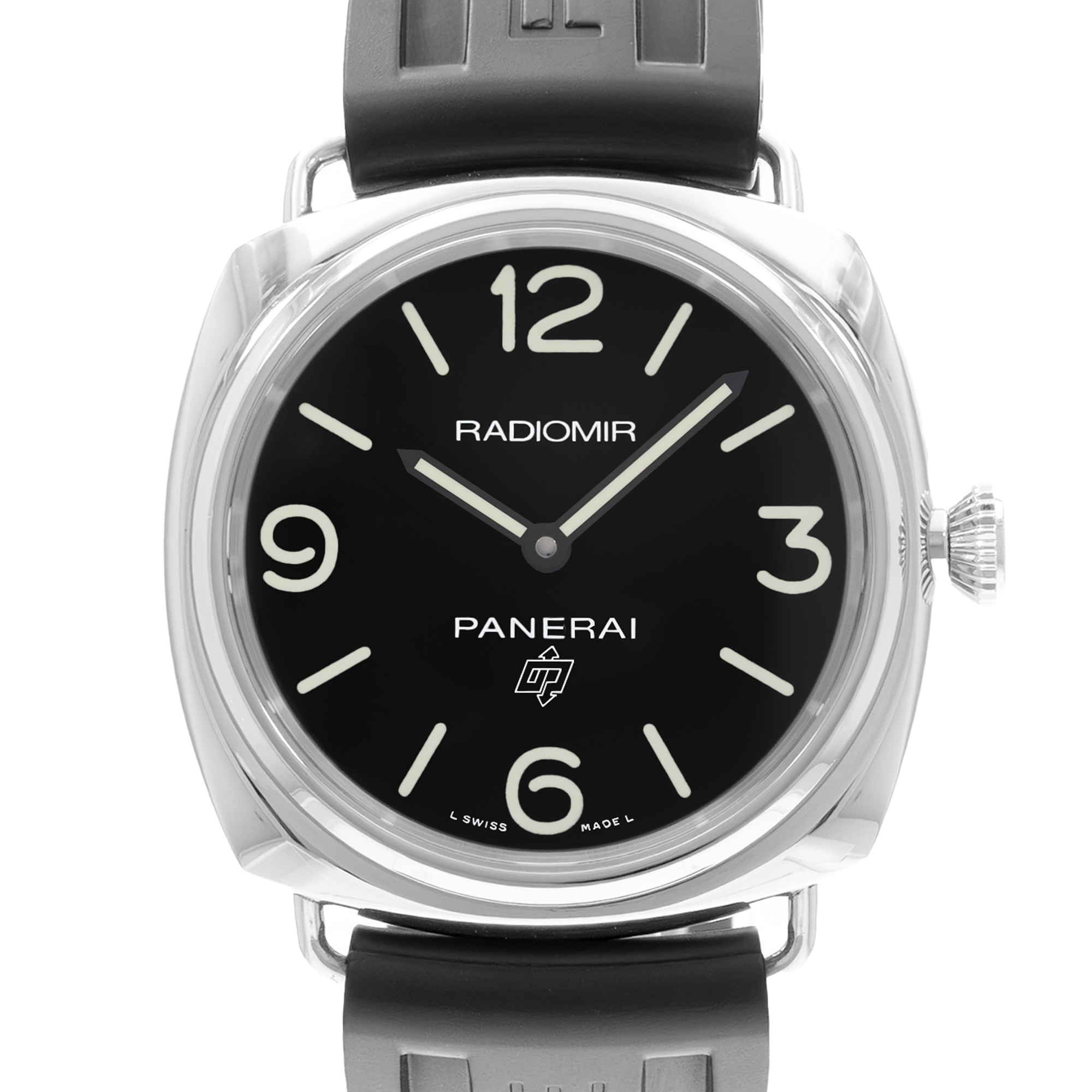 Panerai Radiomir PAM00753 45mm Black Dial Steel Rubber Mens Watch thumbnail 1