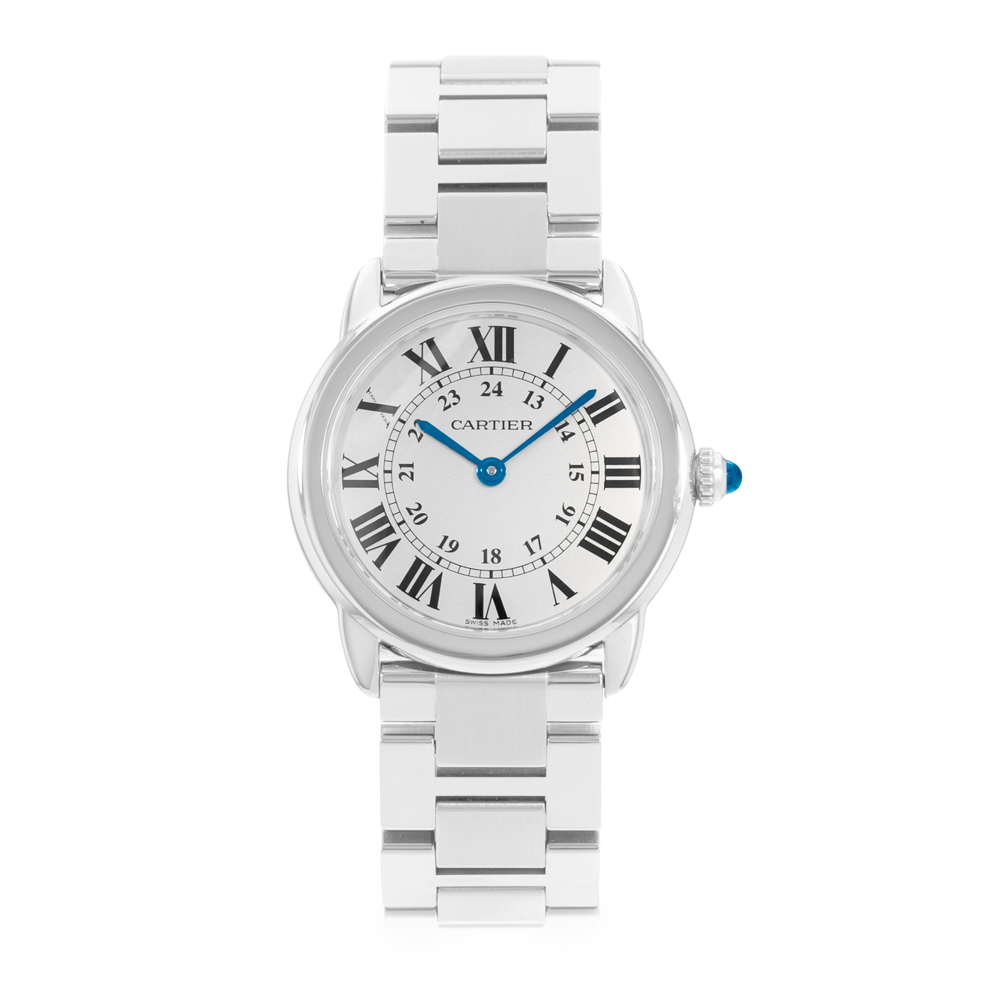 Cartier Ronde Solo de Cartier W6701004 3601 29mm Silver Steel Ladies Watch Card thumbnail 2