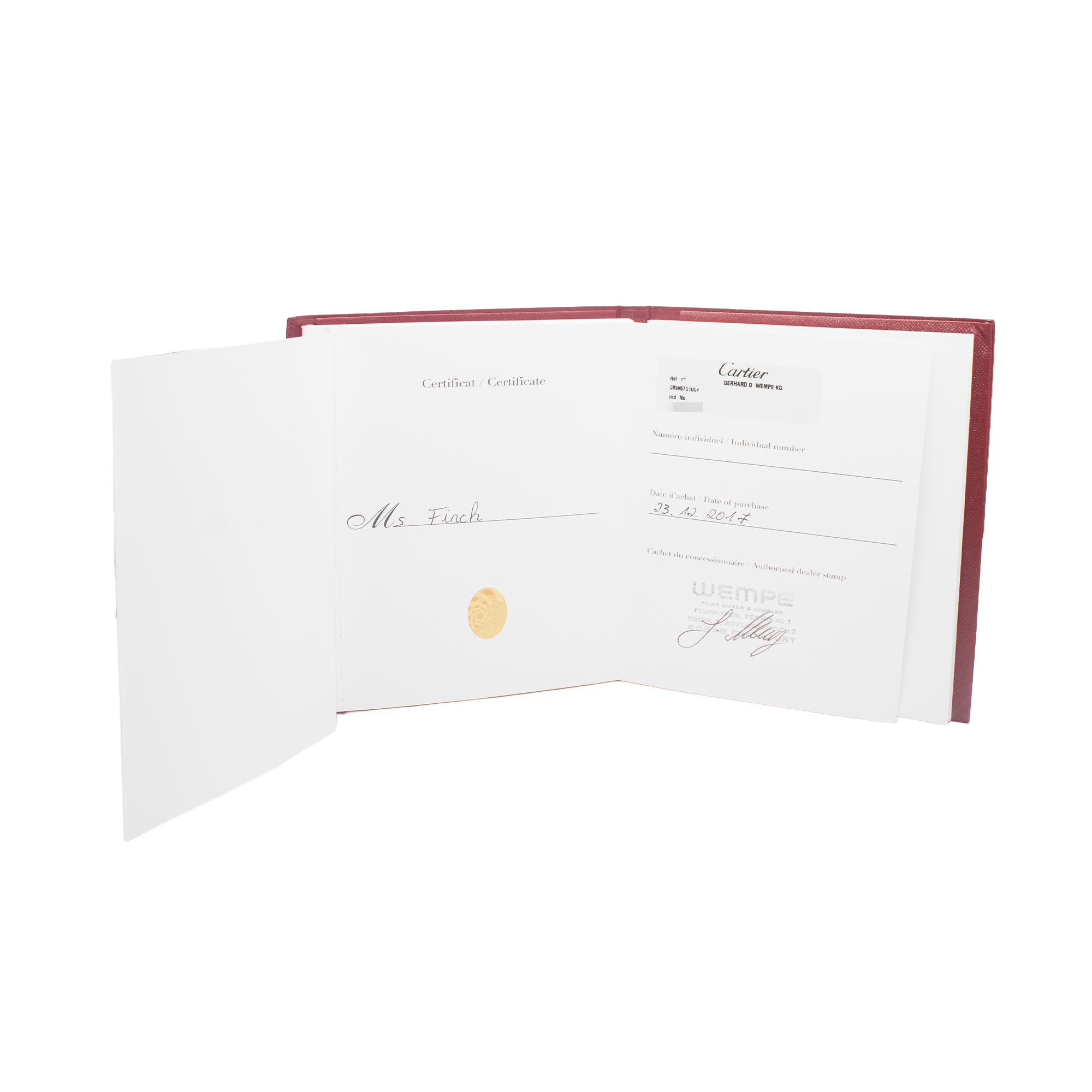 Cartier Ronde Solo de Cartier W6701004 3601 29mm Silver Steel Ladies Watch Card thumbnail 3