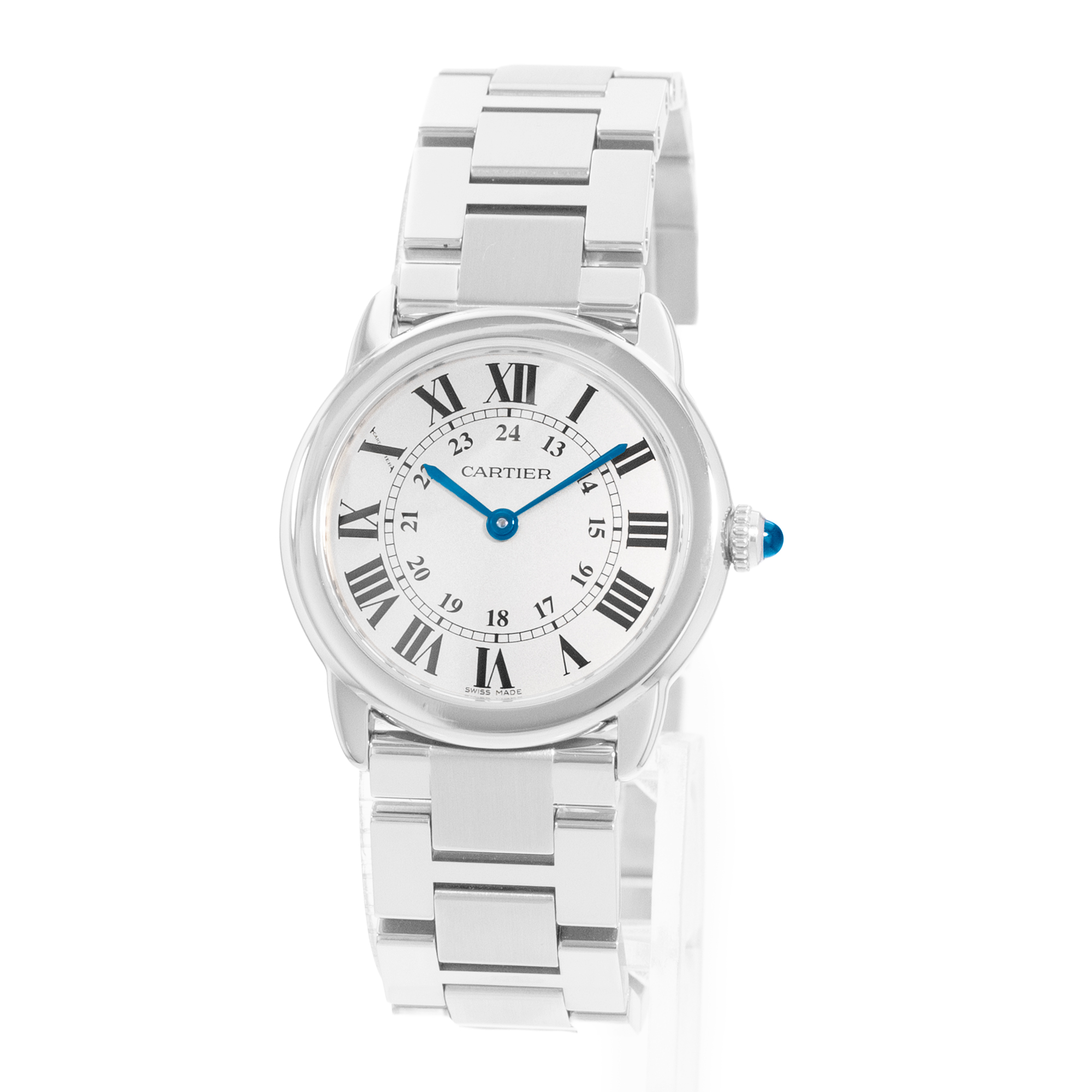 Cartier Ronde Solo de Cartier W6701004 3601 29mm Silver Steel Ladies Watch Card thumbnail 4