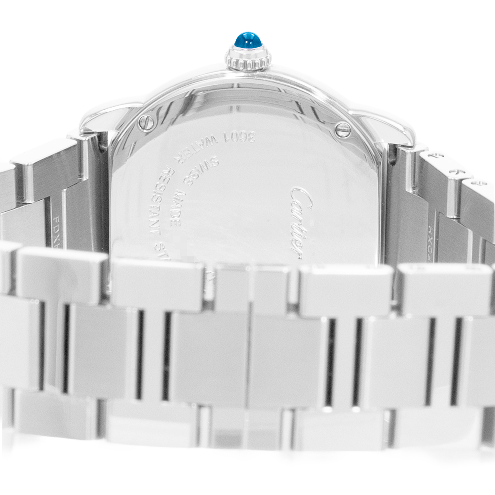Cartier Ronde Solo de Cartier W6701004 3601 29mm Silver Steel Ladies Watch Card thumbnail 9