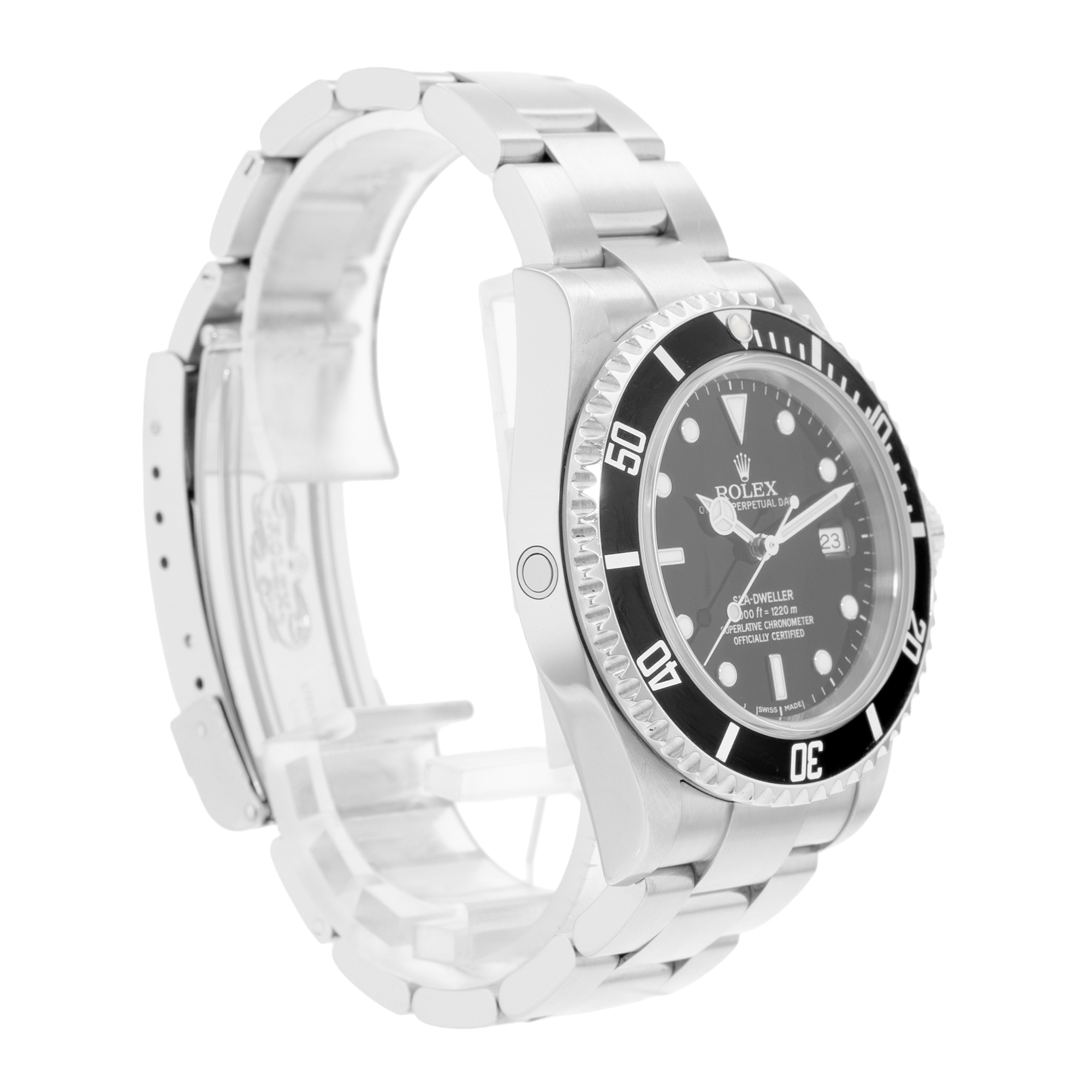 Rolex Sea-Dweller 4000 16600 40mm Steel Oyster Mens Watch Card 2006 thumbnail 6