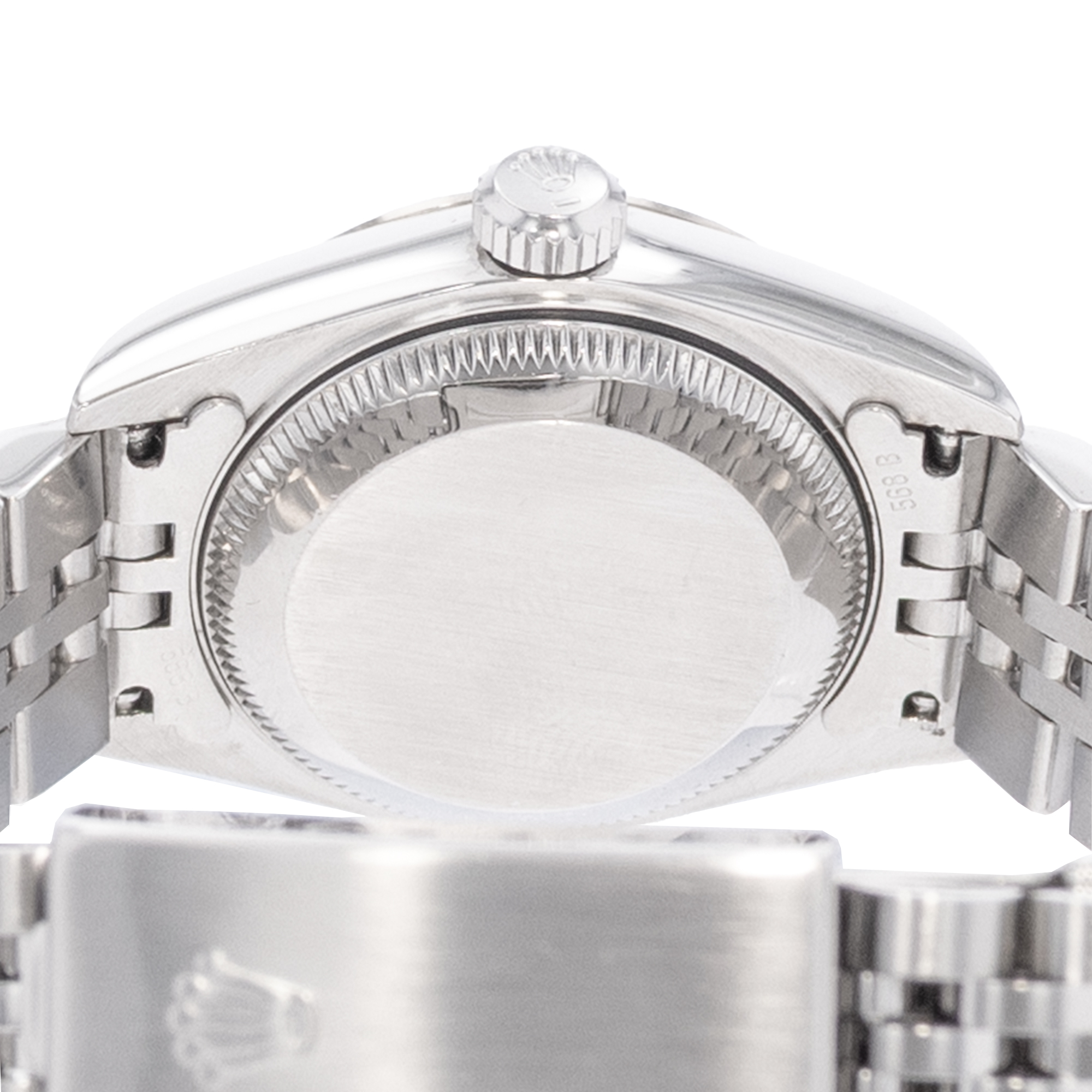 Rolex Datejust 26 79174 Blue Roman Steel Gold Jubilee Ladies Watch 2004 thumbnail 8