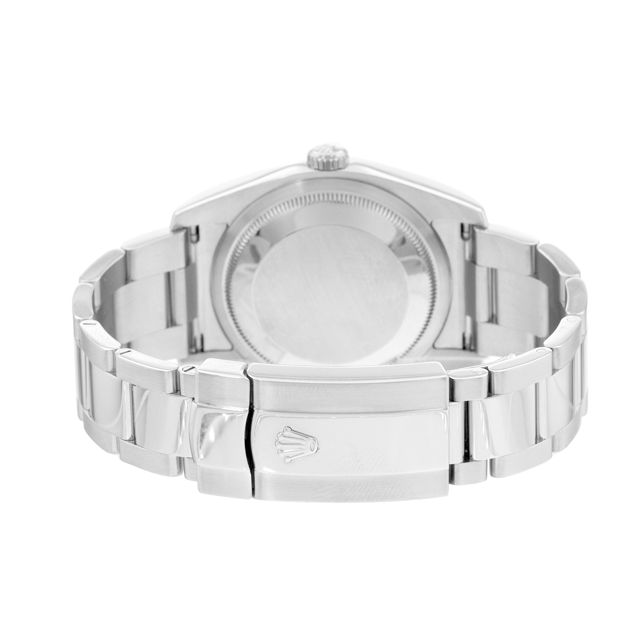 Rolex Datejust 36 116200 Silver Roman Steel Oyster Mens Watch Card 2014 thumbnail 8