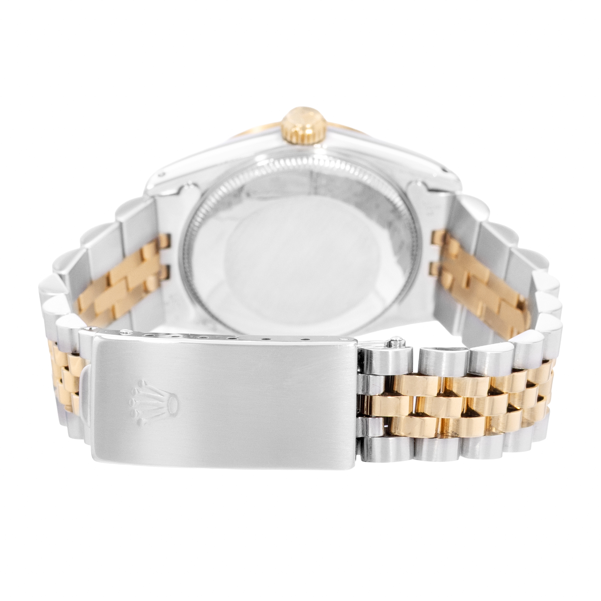 Rolex Datejust 31 68273 White Roman Dial Steel Yellow Gold Ladies Watch thumbnail 7