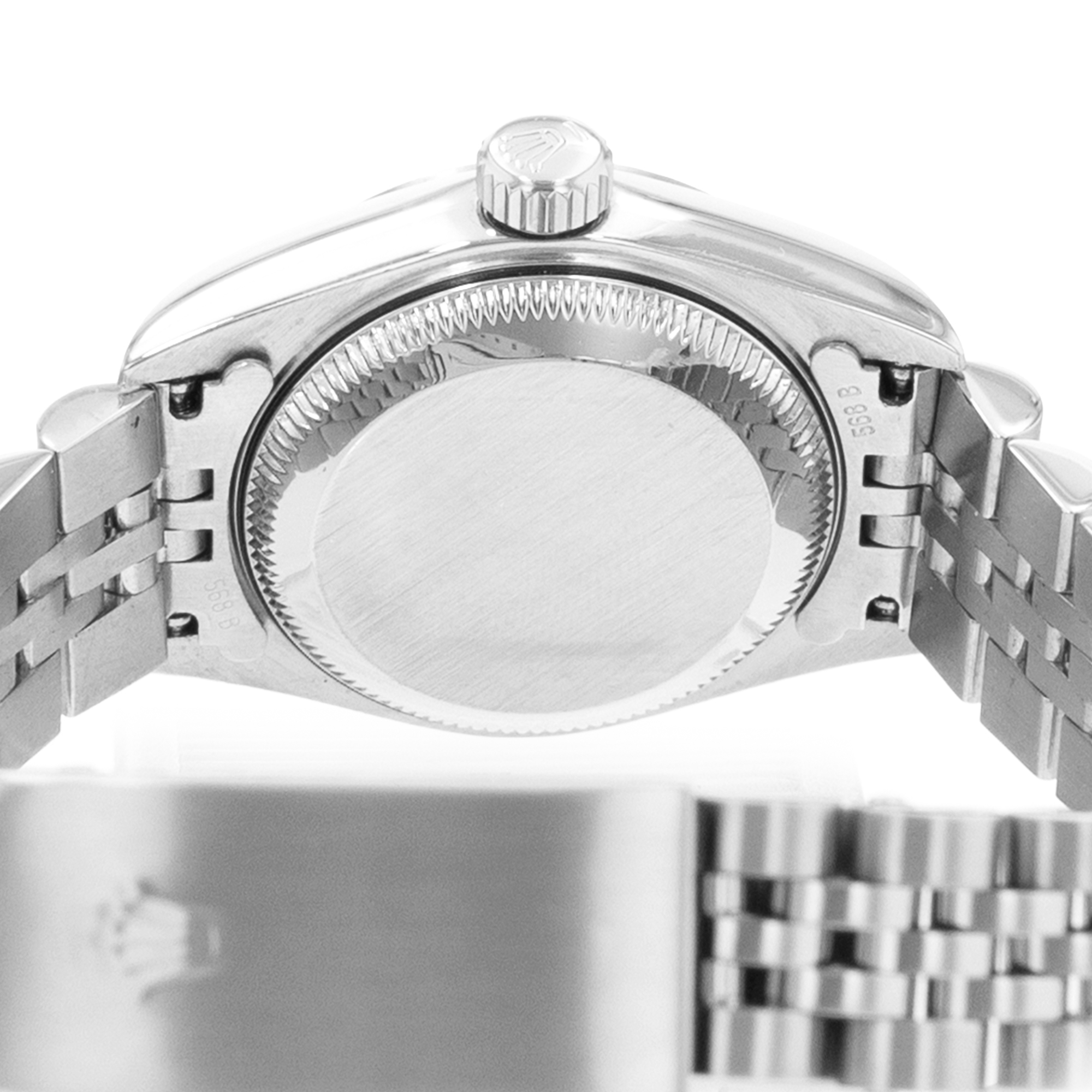 Rolex Datejust 26 79174 Pink Roman Steel Jubilee Ladies Watch 2002 thumbnail 8