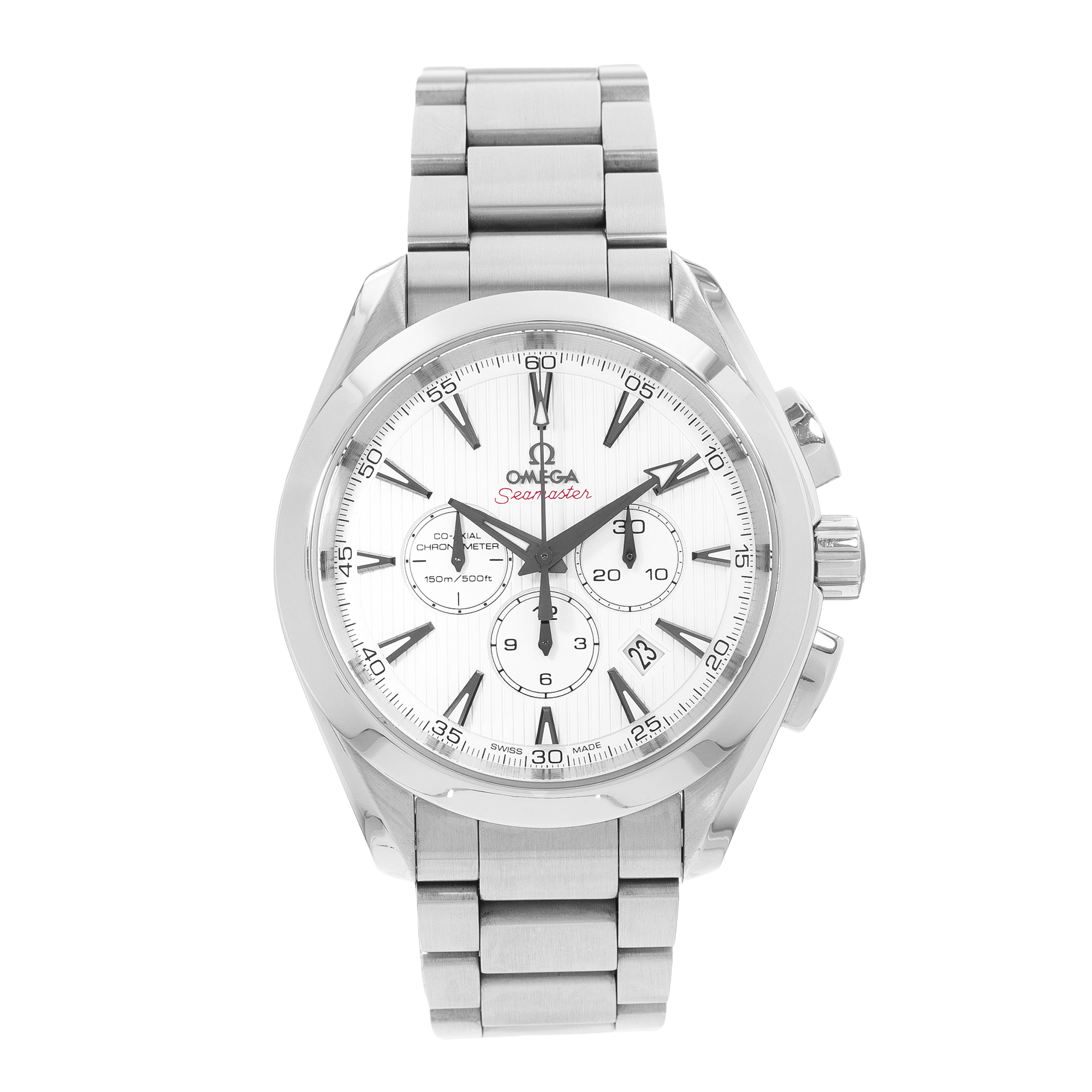 Omega Seamaster Aqua Terra 23110445004001 44mm White Dial Steel Mens Watch Card thumbnail 2