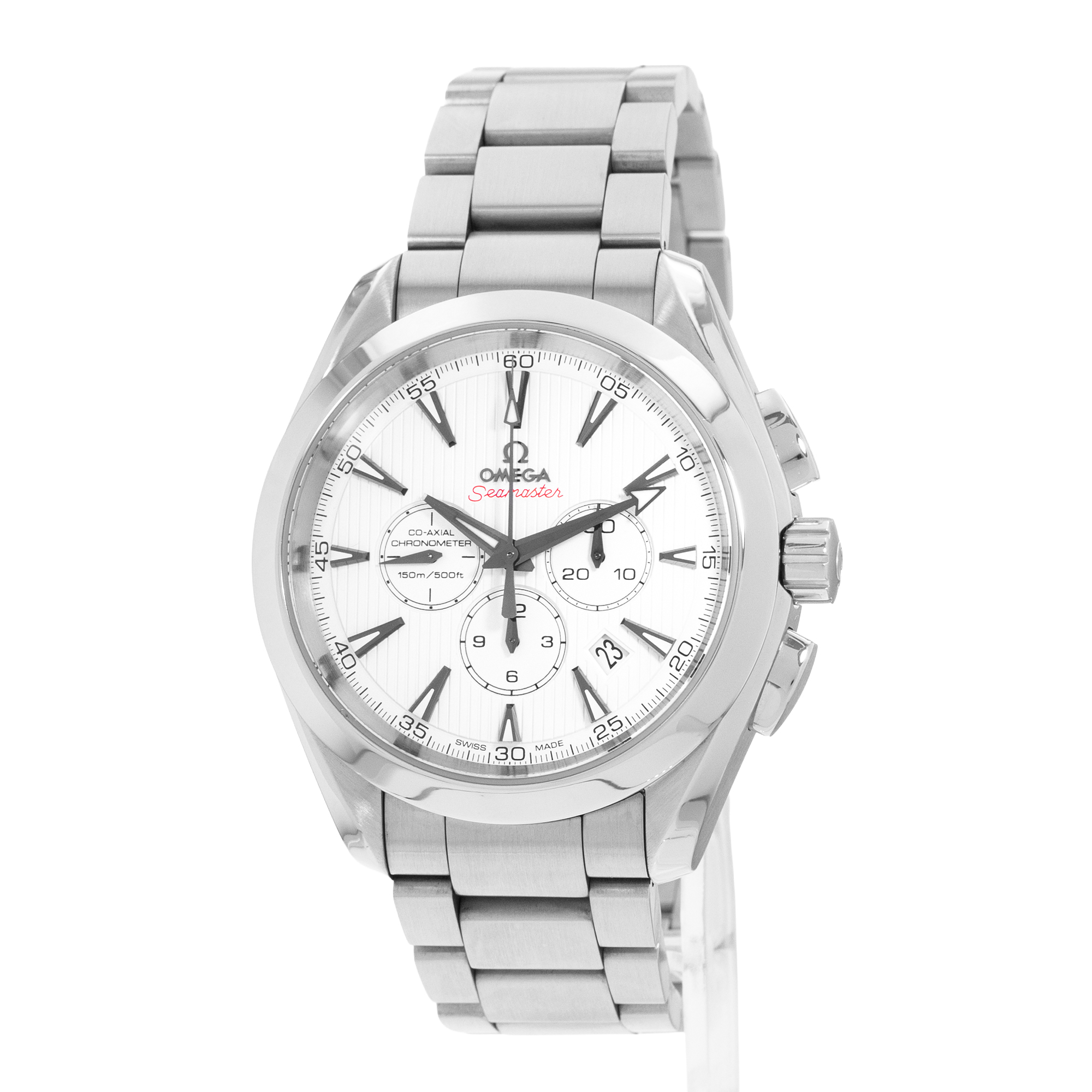 Omega Seamaster Aqua Terra 23110445004001 44mm White Dial Steel Mens Watch Card thumbnail 4