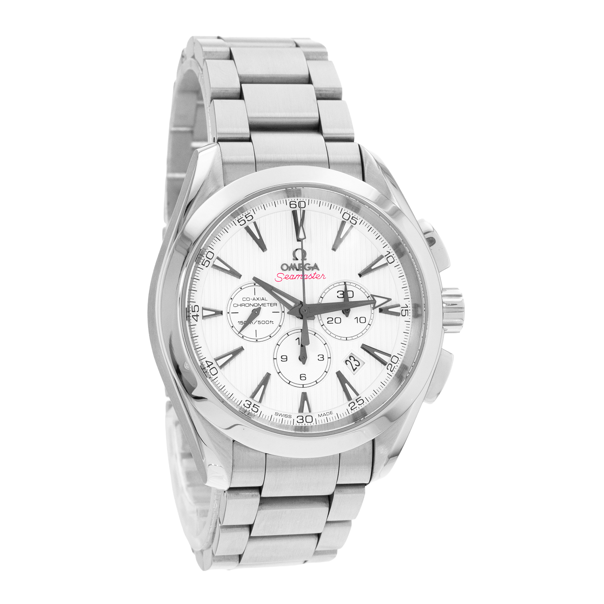 Omega Seamaster Aqua Terra 23110445004001 44mm White Dial Steel Mens Watch Card thumbnail 7