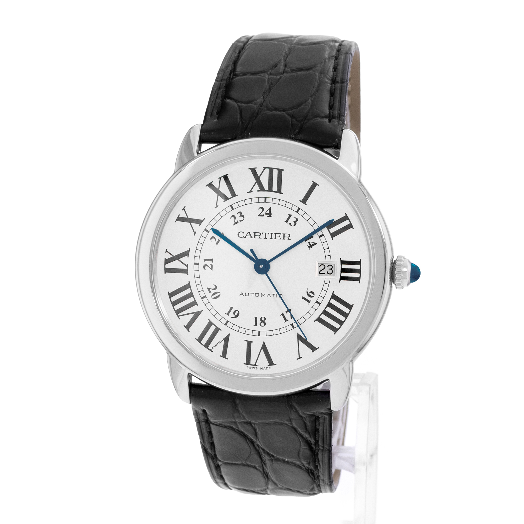 Cartier Ronde Solo de Cartier W6701010 3517 42mm Silver Dial Steel Mens Watch thumbnail 3