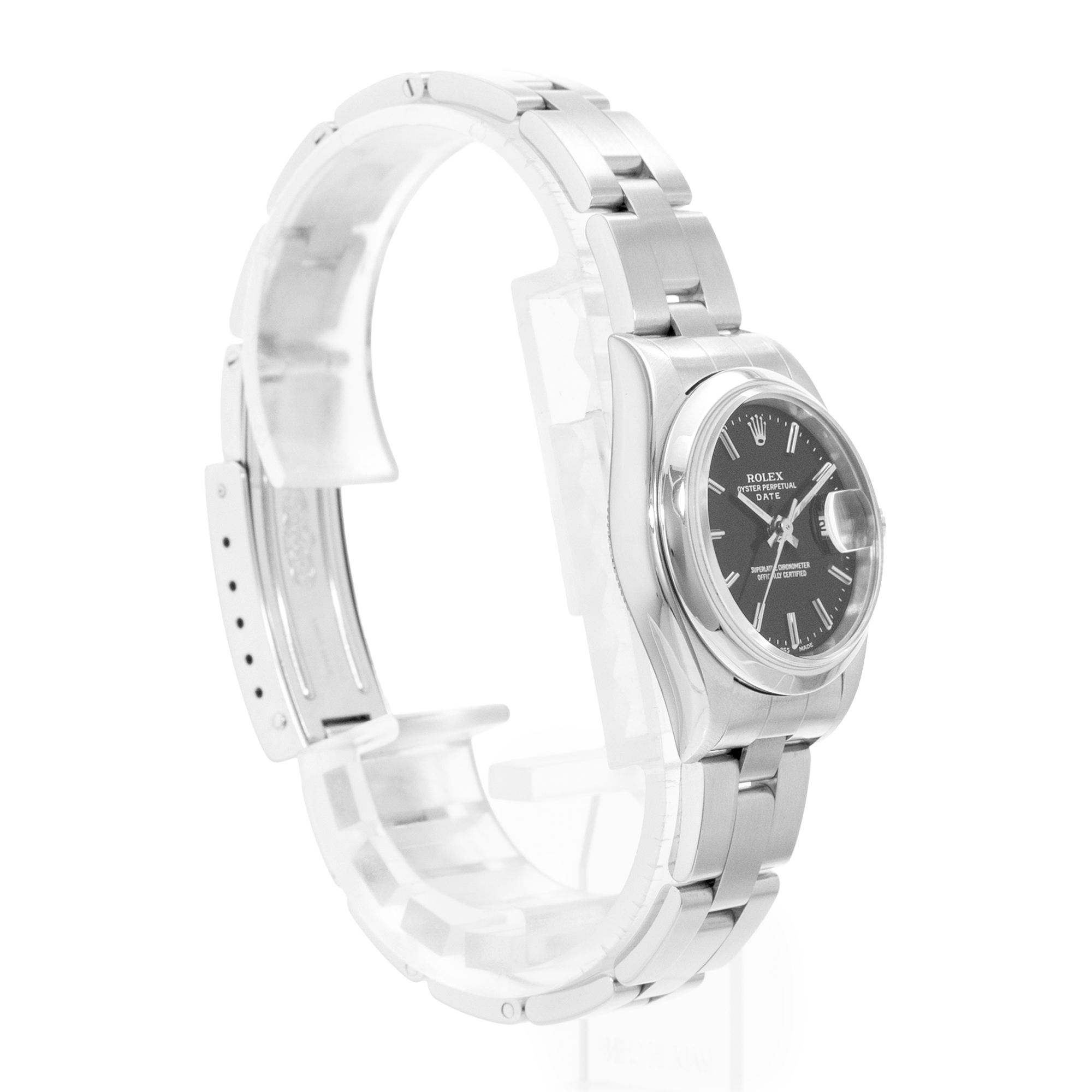Rolex Oyster Perpetual 26 79160 Black Index Steel Oyster Ladies Watch 2000 thumbnail 5