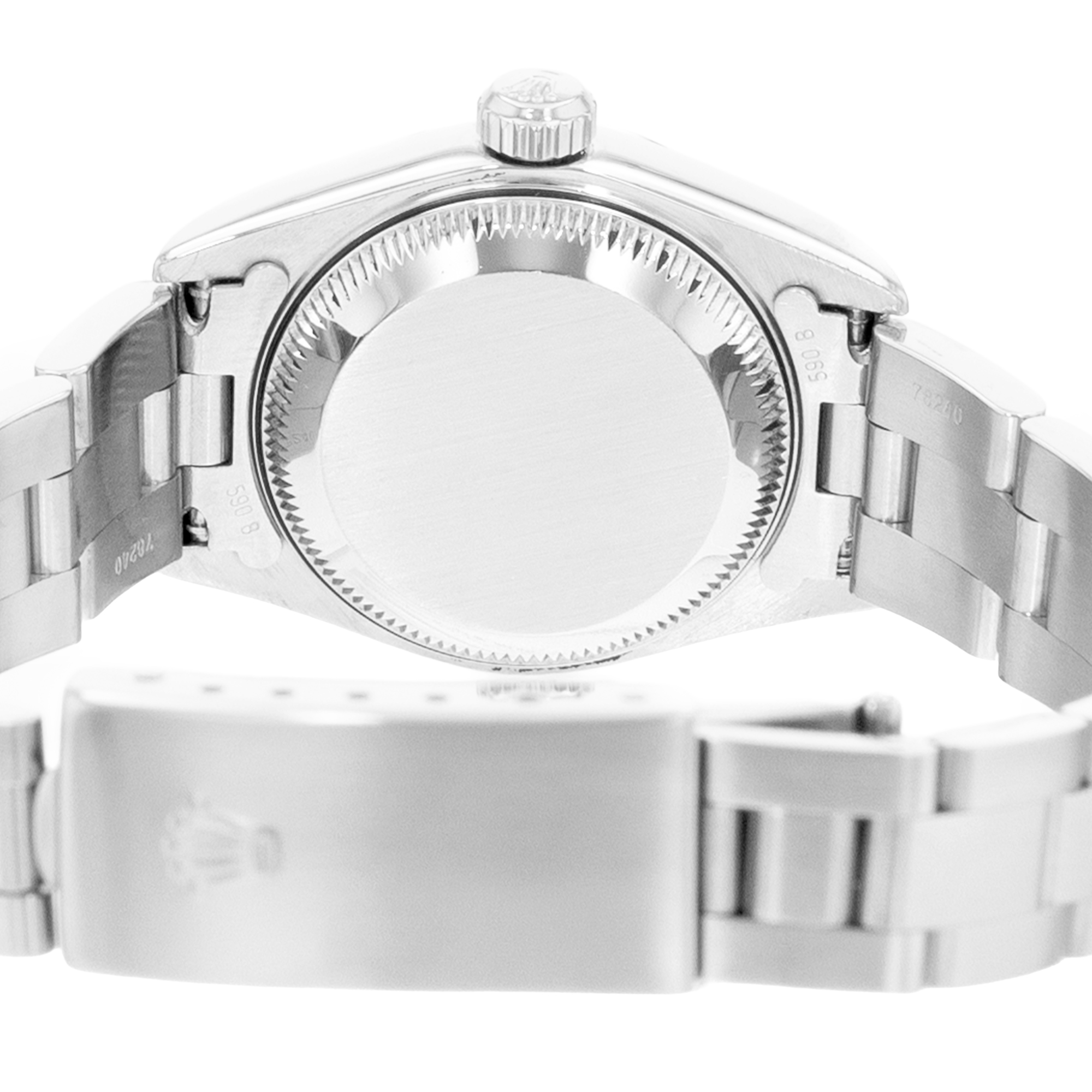 Rolex Oyster Perpetual 26 79160 Black Index Steel Oyster Ladies Watch 2000 thumbnail 8