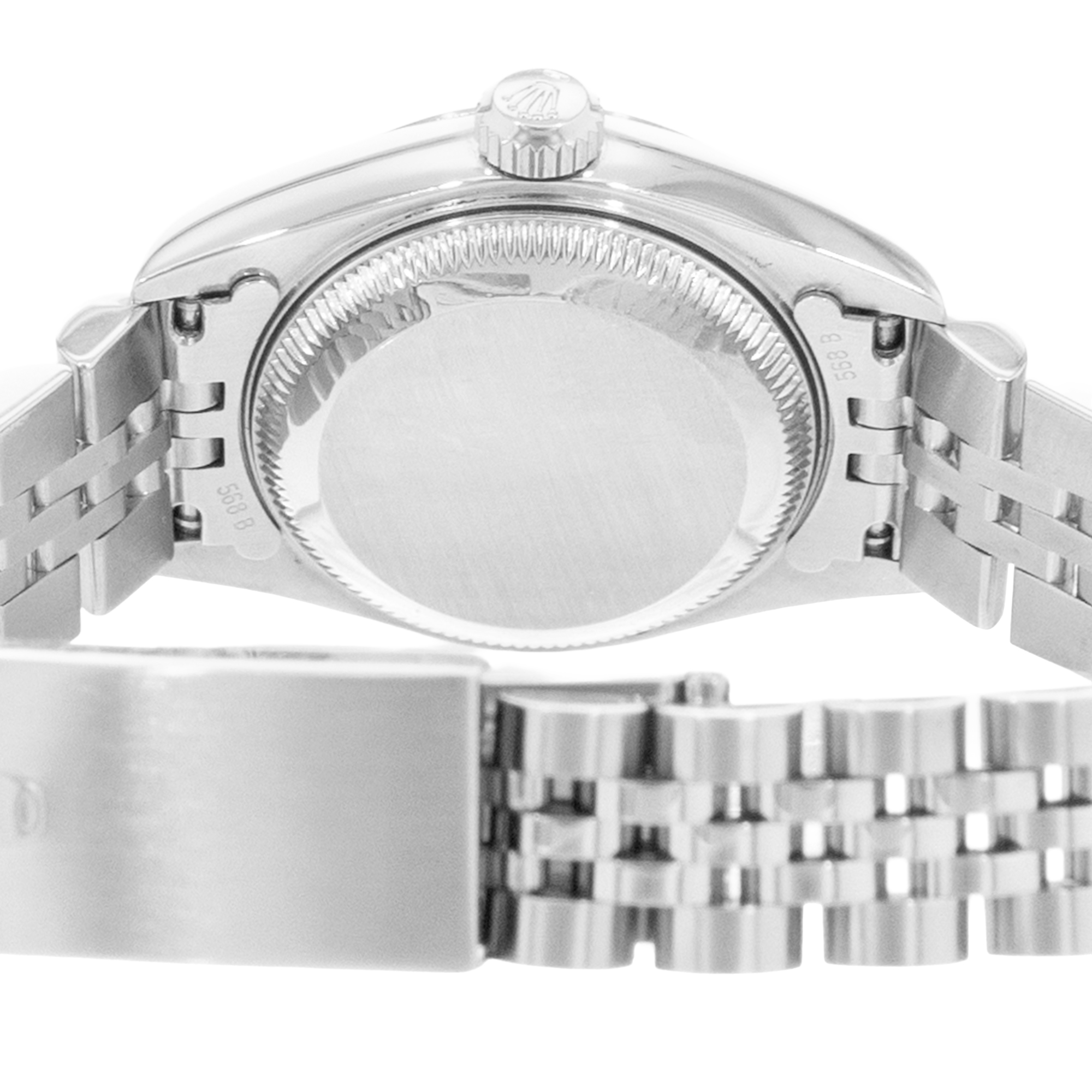 Rolex Datejust 26 79174 Black Dial Steel Jubilee Ladies Watch Papers thumbnail 9