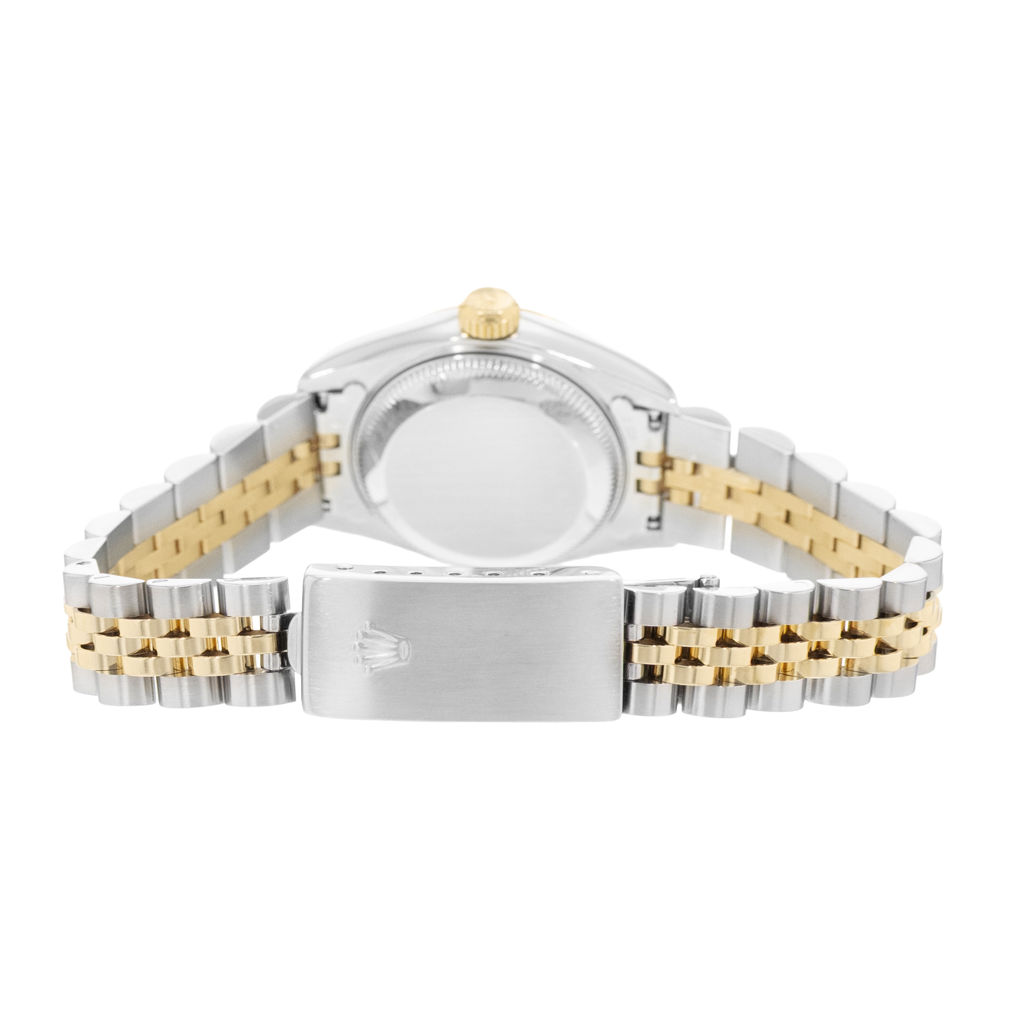 Rolex Datejust 26 69173 Blue Dial Steel 18k Yellow Gold Ladies Watch Papers 1996 thumbnail 8