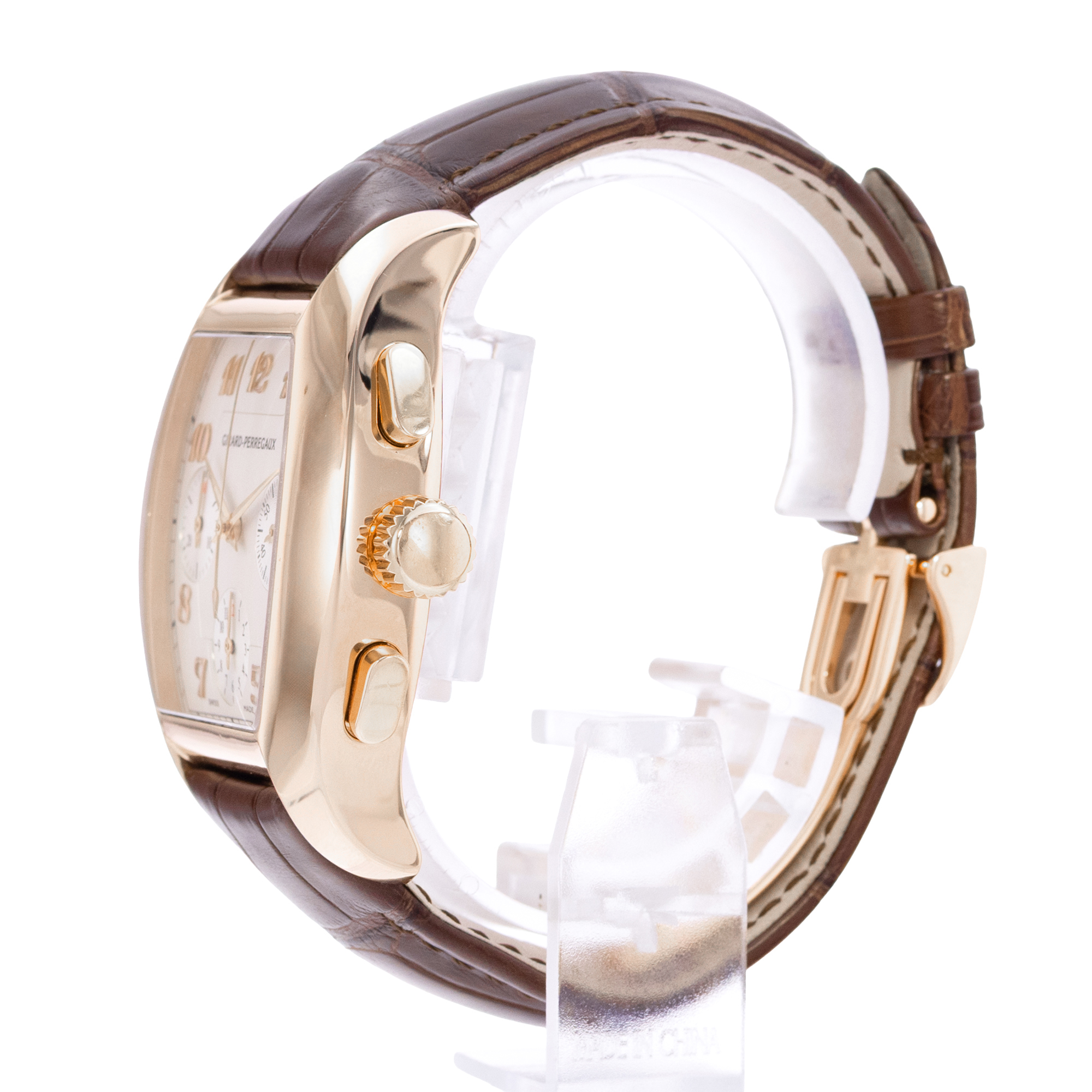 Girard Perregaux Richeville 2765 37mm White Rose Gold Automatic Mens Watch thumbnail 4