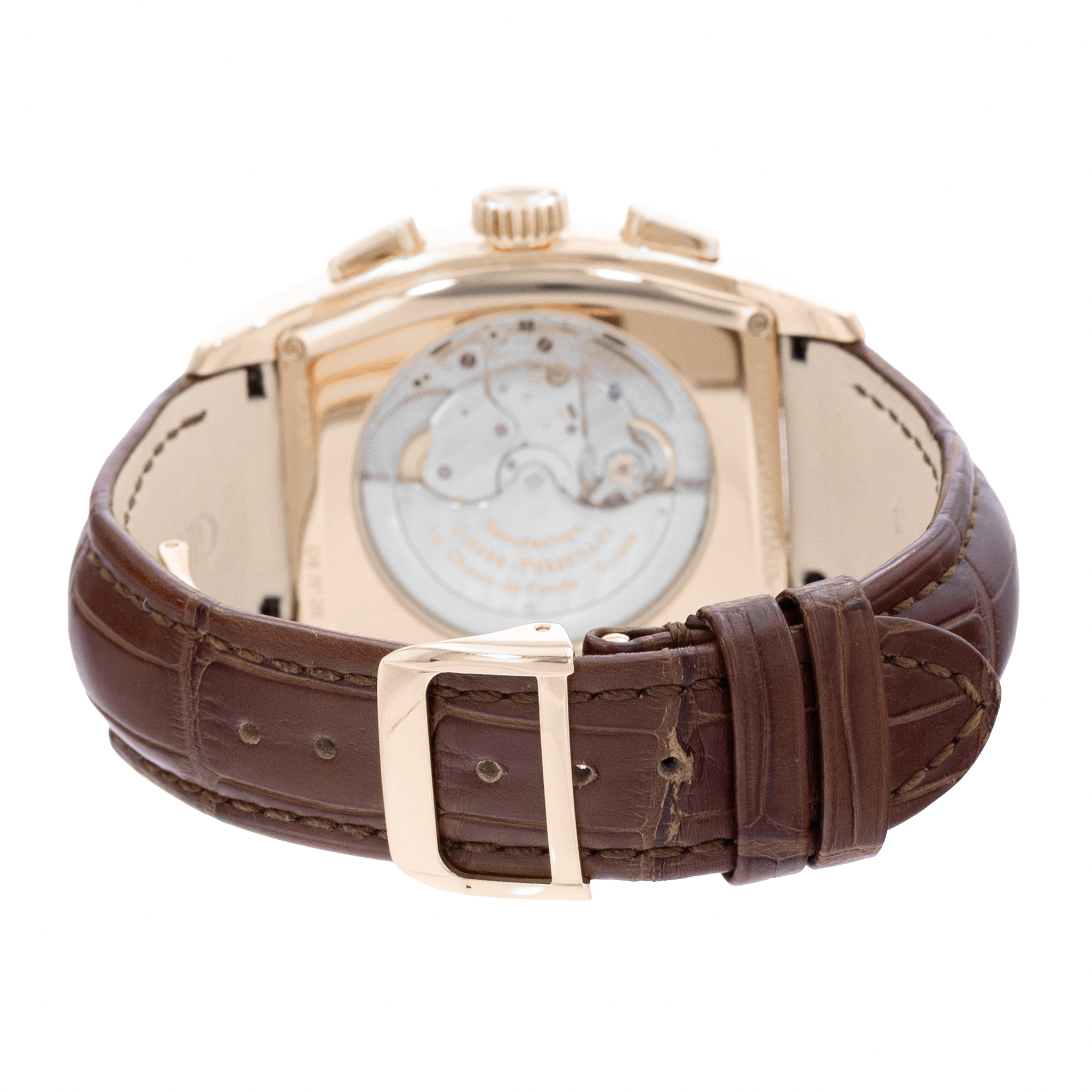Girard Perregaux Richeville 2765 37mm White Rose Gold Automatic Mens Watch thumbnail 7