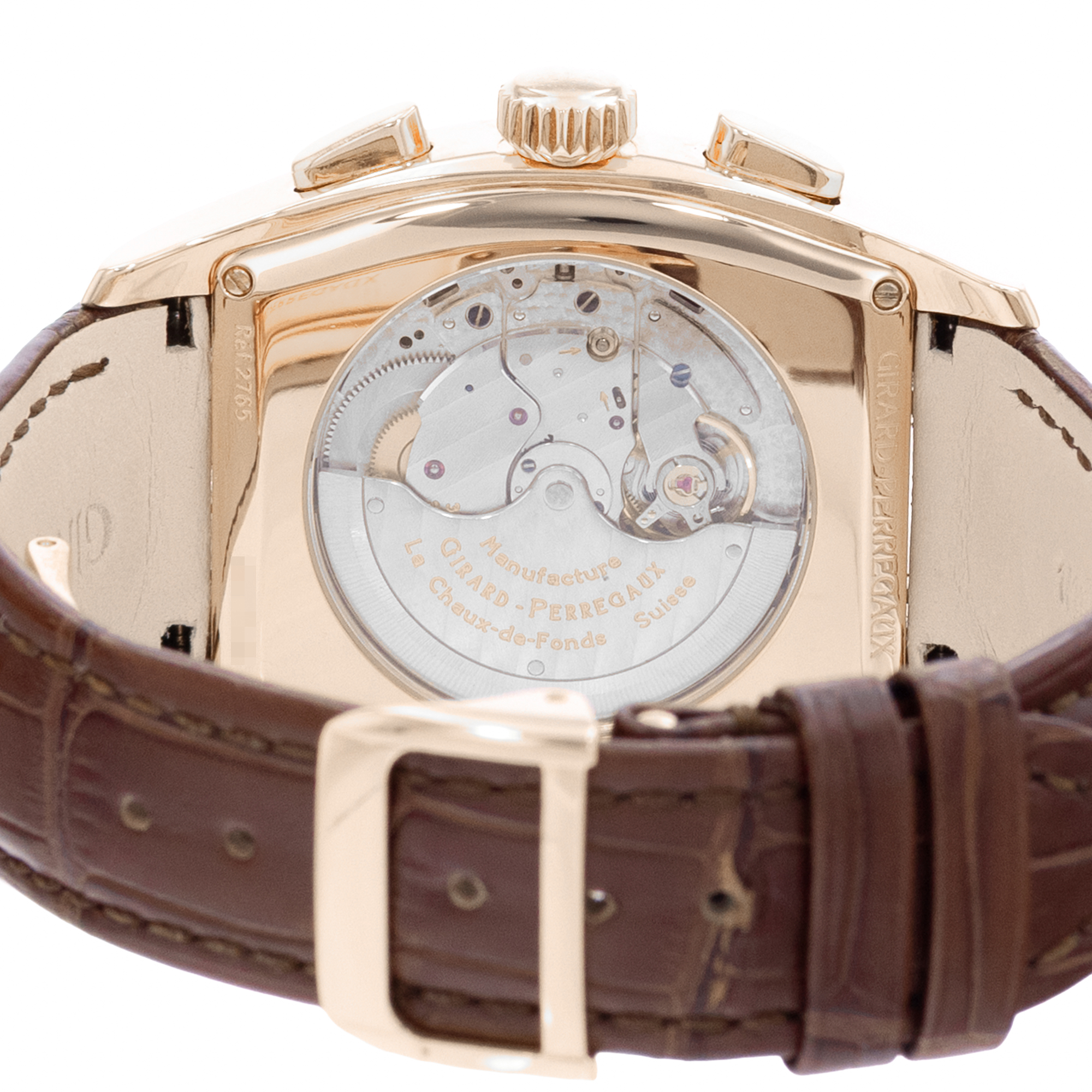 Girard Perregaux Richeville 2765 37mm White Rose Gold Automatic Mens Watch thumbnail 8