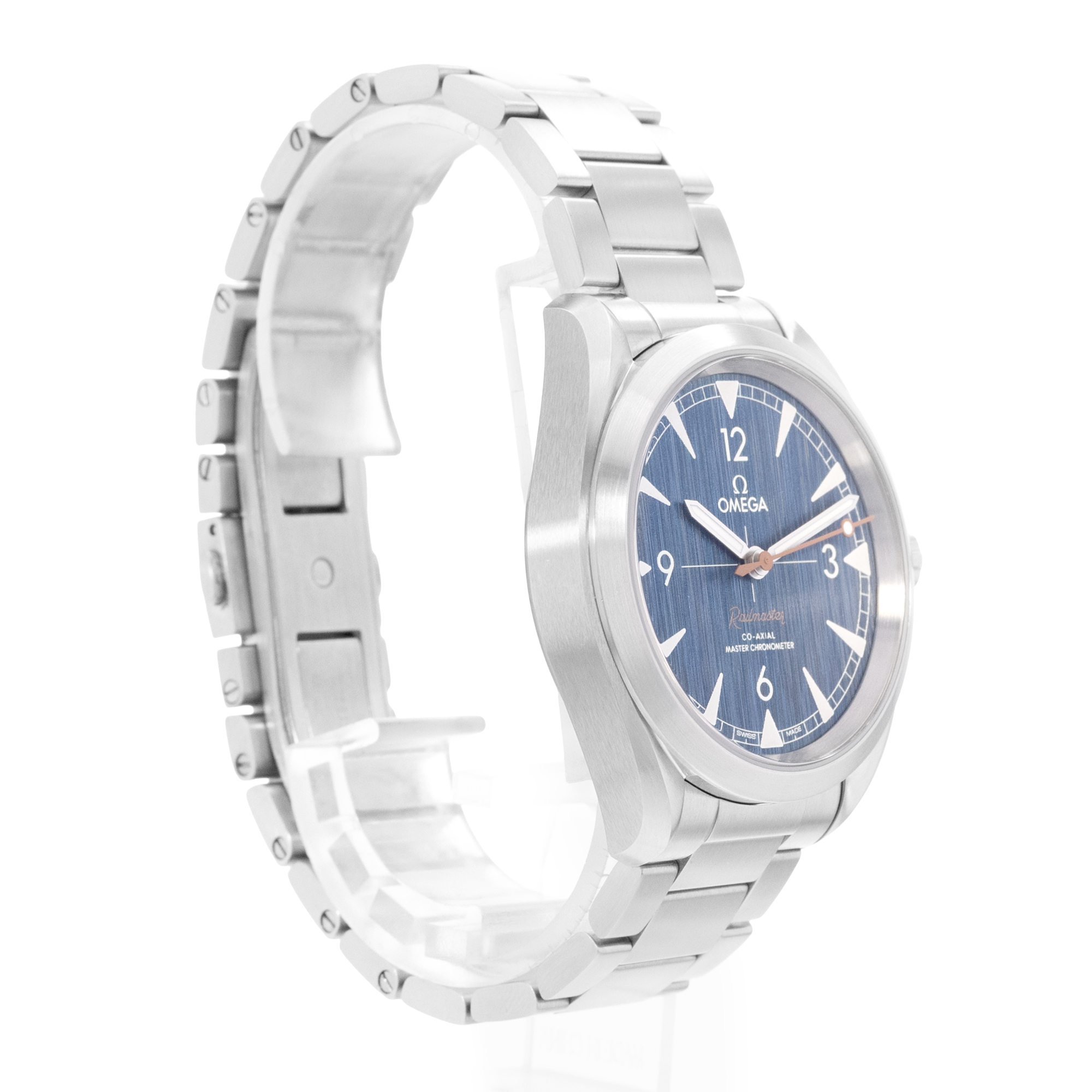 Omega Seamaster Railmaster 220.10.40.20.03.001 40mm Mens Watch Box Papers 2023 thumbnail 6