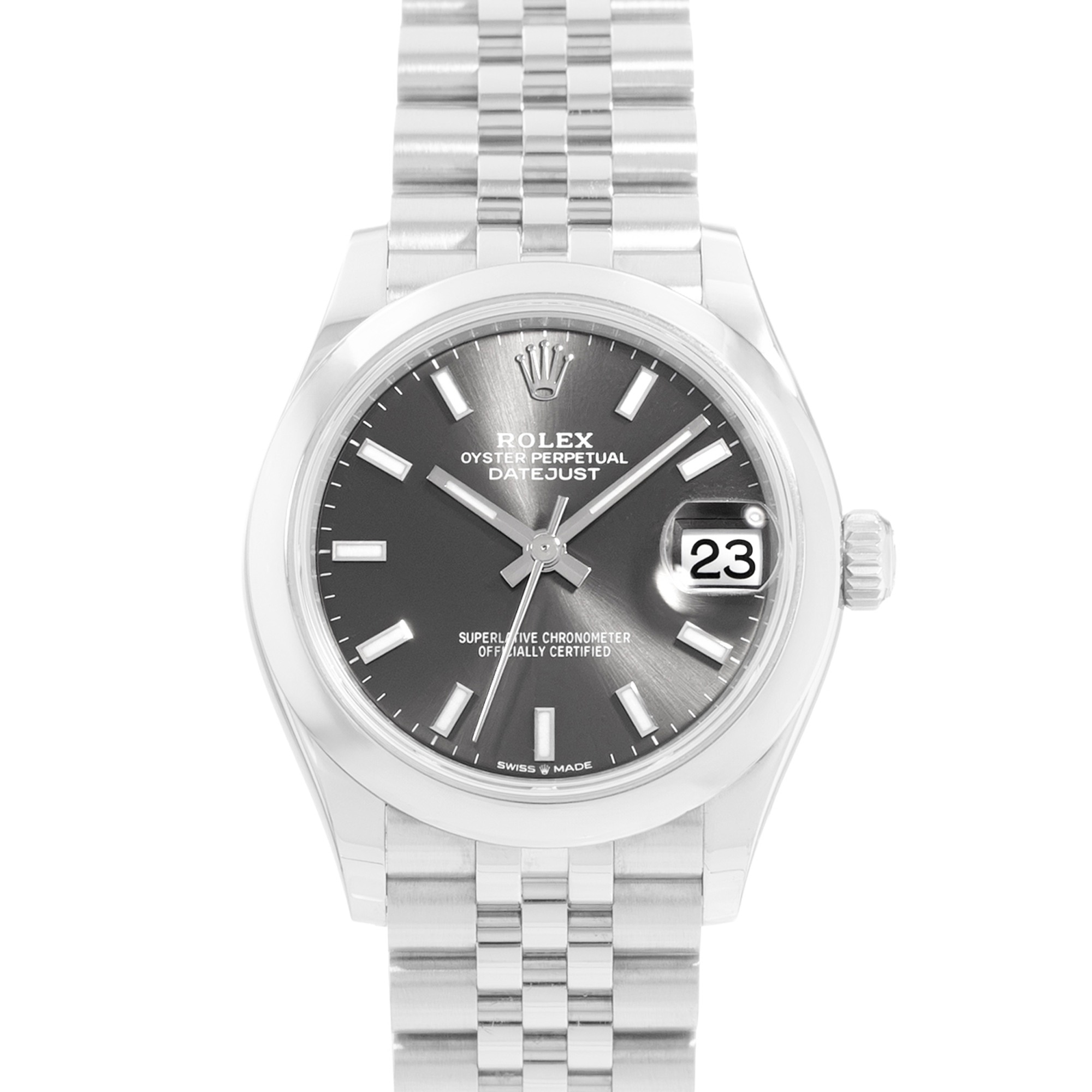 Rolex Datejust 31 278240 Gray Dial Steel Jubilee Ladies Automatic Watch Card thumbnail 1