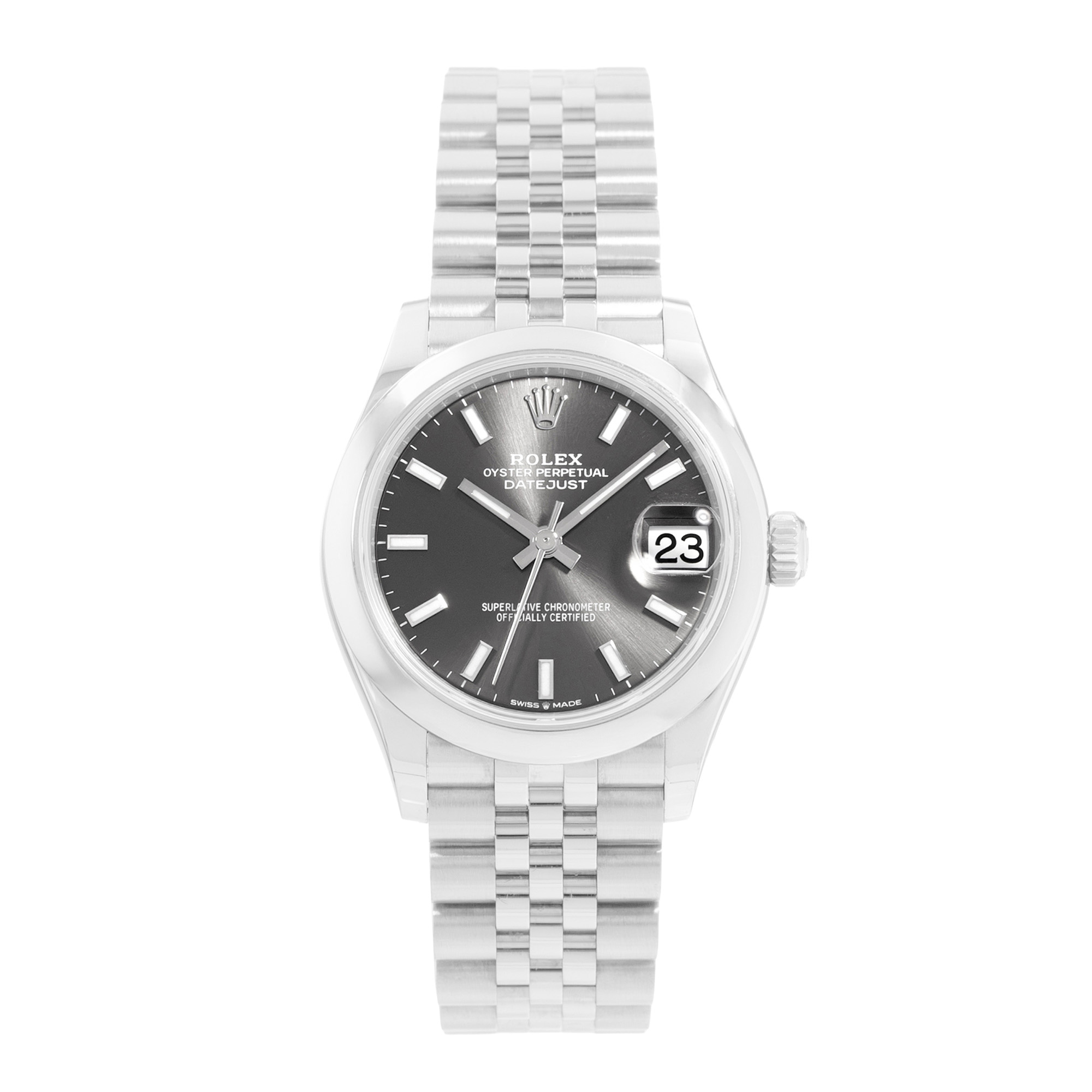 Rolex Datejust 31 278240 Gray Dial Steel Jubilee Ladies Automatic Watch Card thumbnail 2