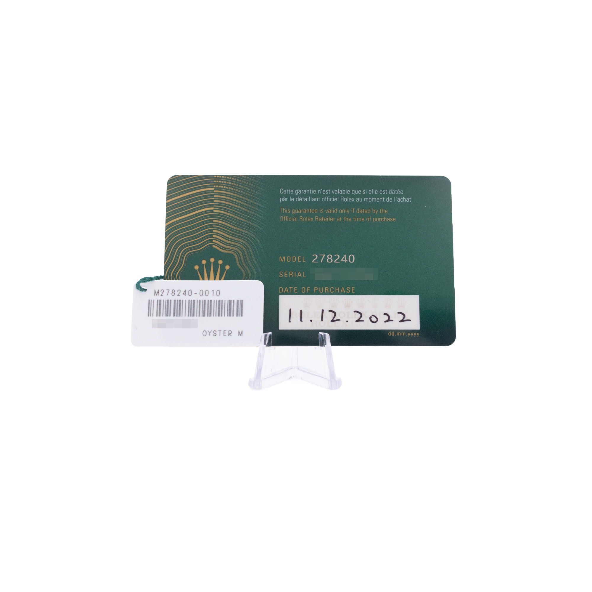 Rolex Datejust 31 278240 Gray Dial Steel Jubilee Ladies Automatic Watch Card thumbnail 3
