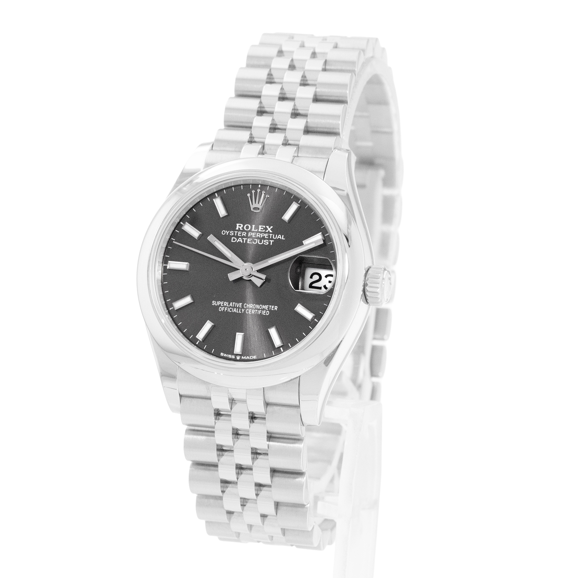 Rolex Datejust 31 278240 Gray Dial Steel Jubilee Ladies Automatic Watch Card thumbnail 4